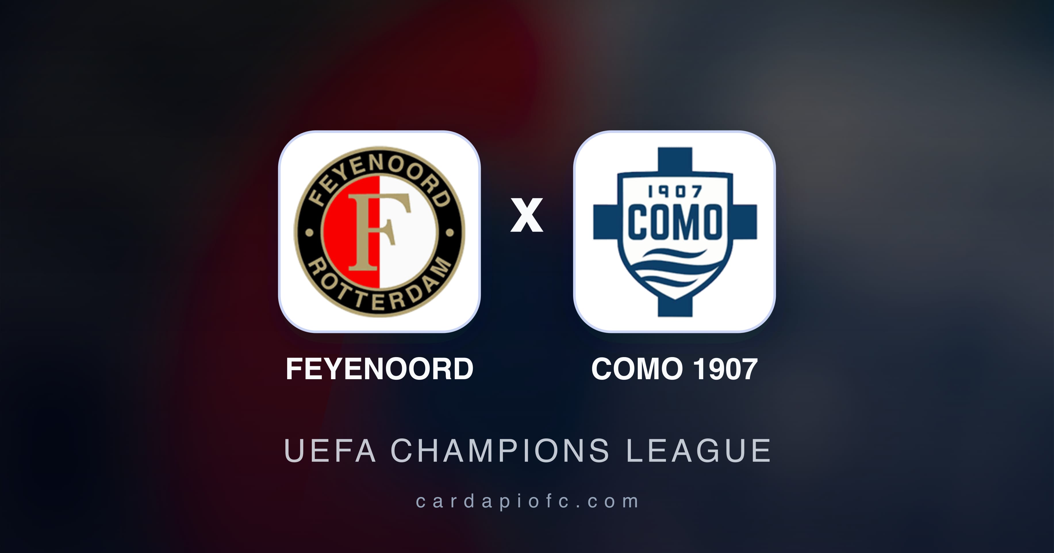 Preview image for Feyenoord vs Como 1907 (UEFA Champions League)