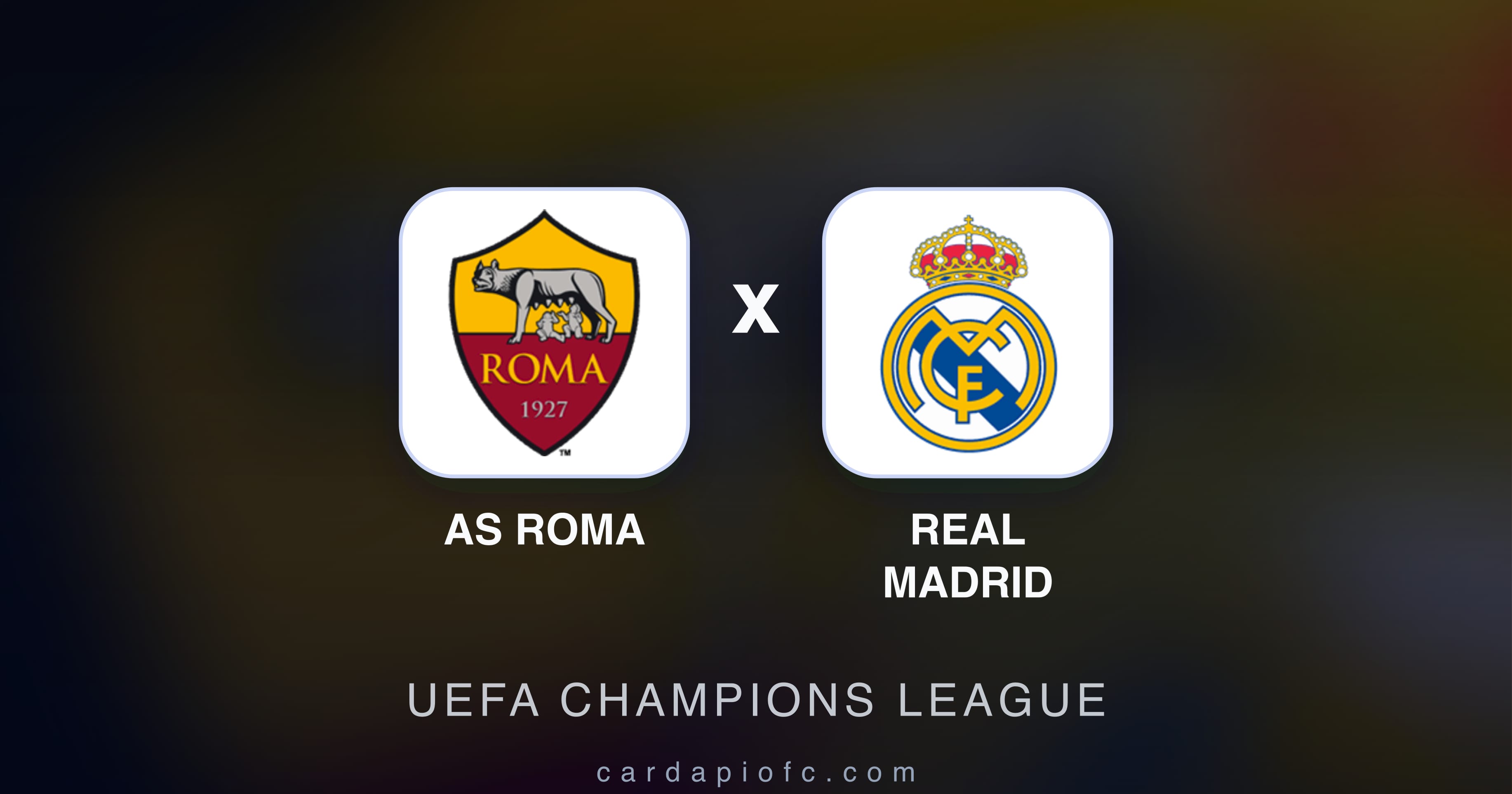 Preview image for AS Roma vs Real Madrid (UEFA Champions League)
