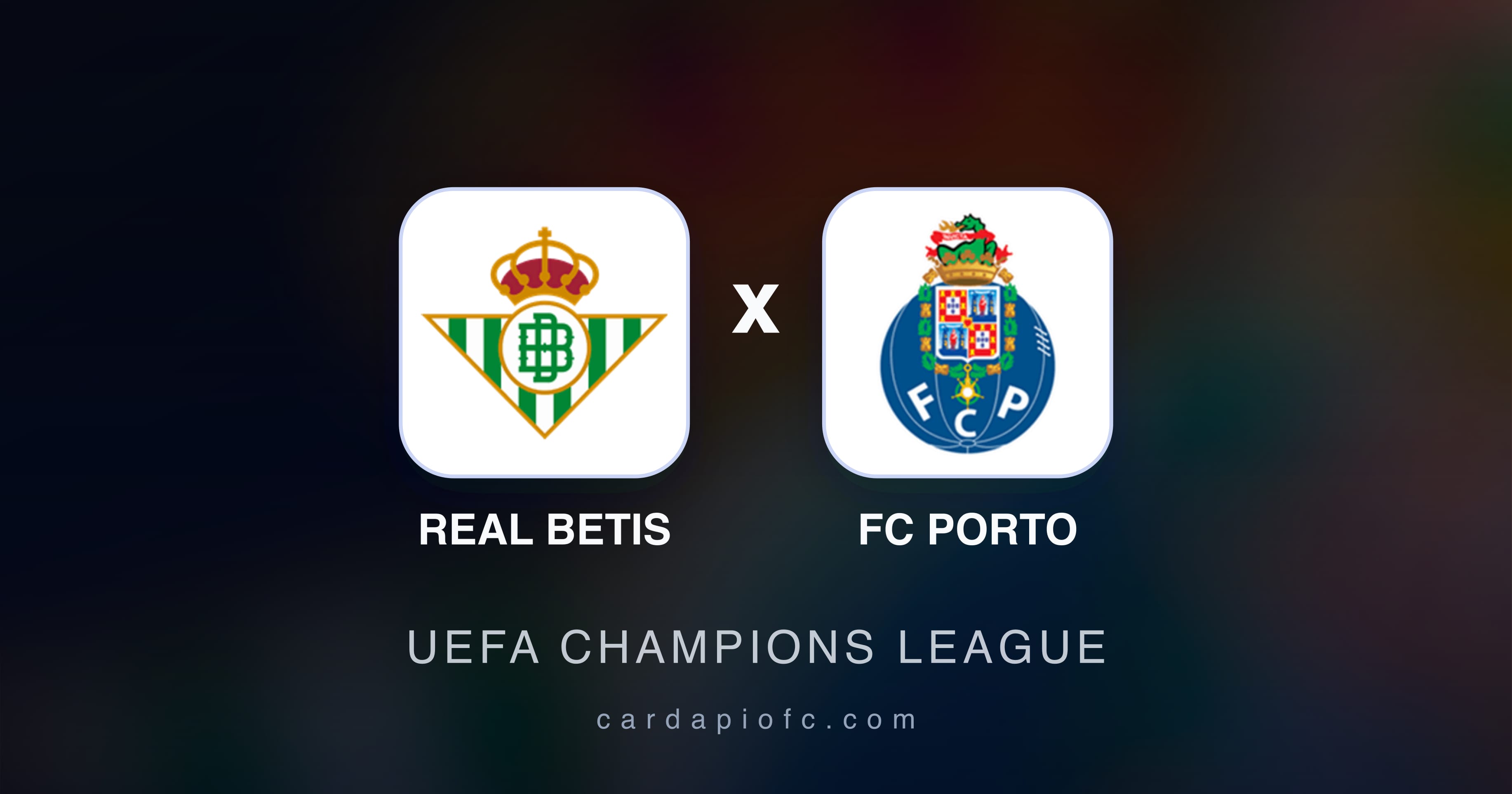 Preview image for Real Betis vs FC Porto (UEFA Champions League)