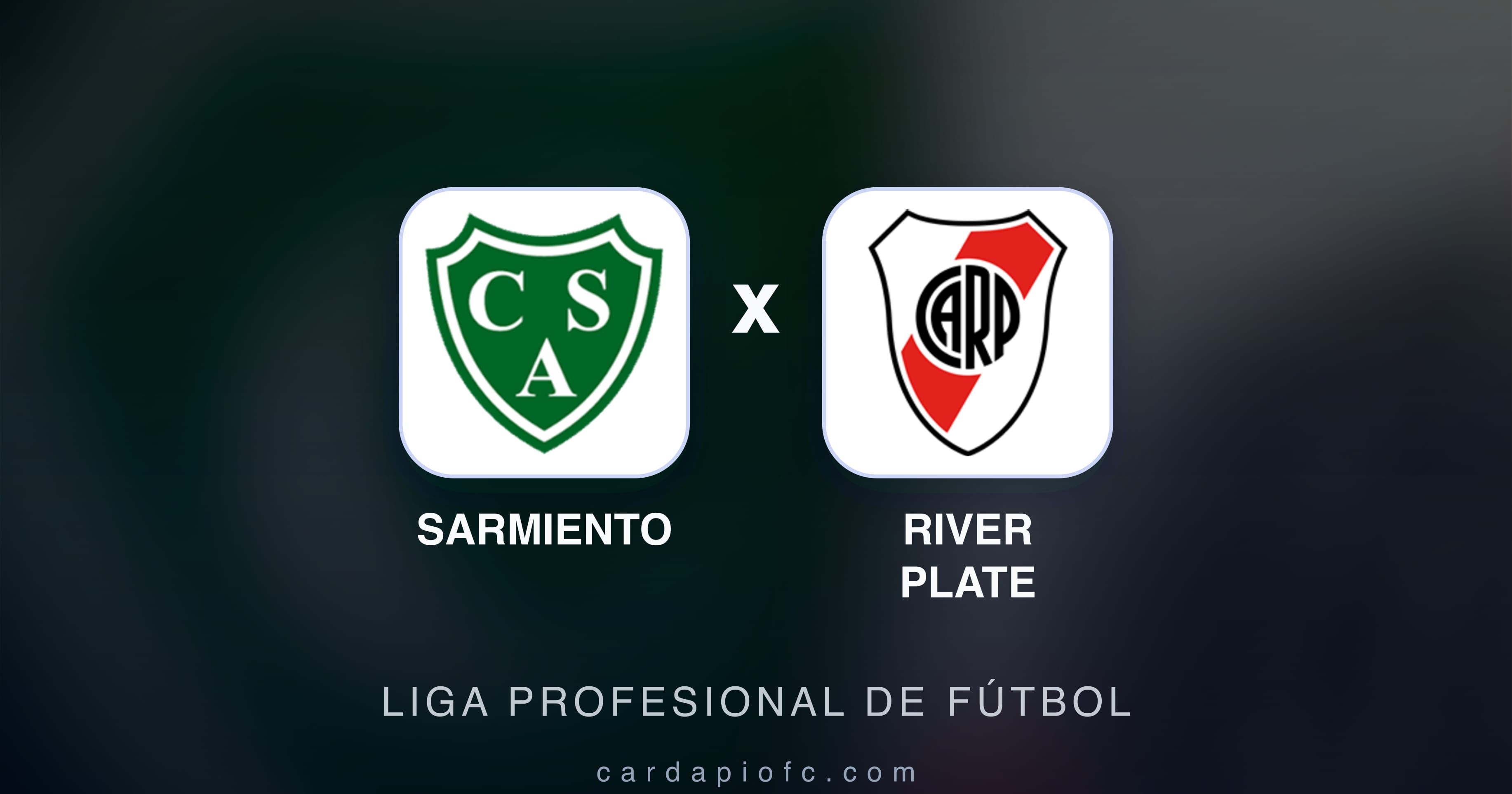 Preview image for Sarmiento vs River Plate (Liga Profesional de Fútbol)
