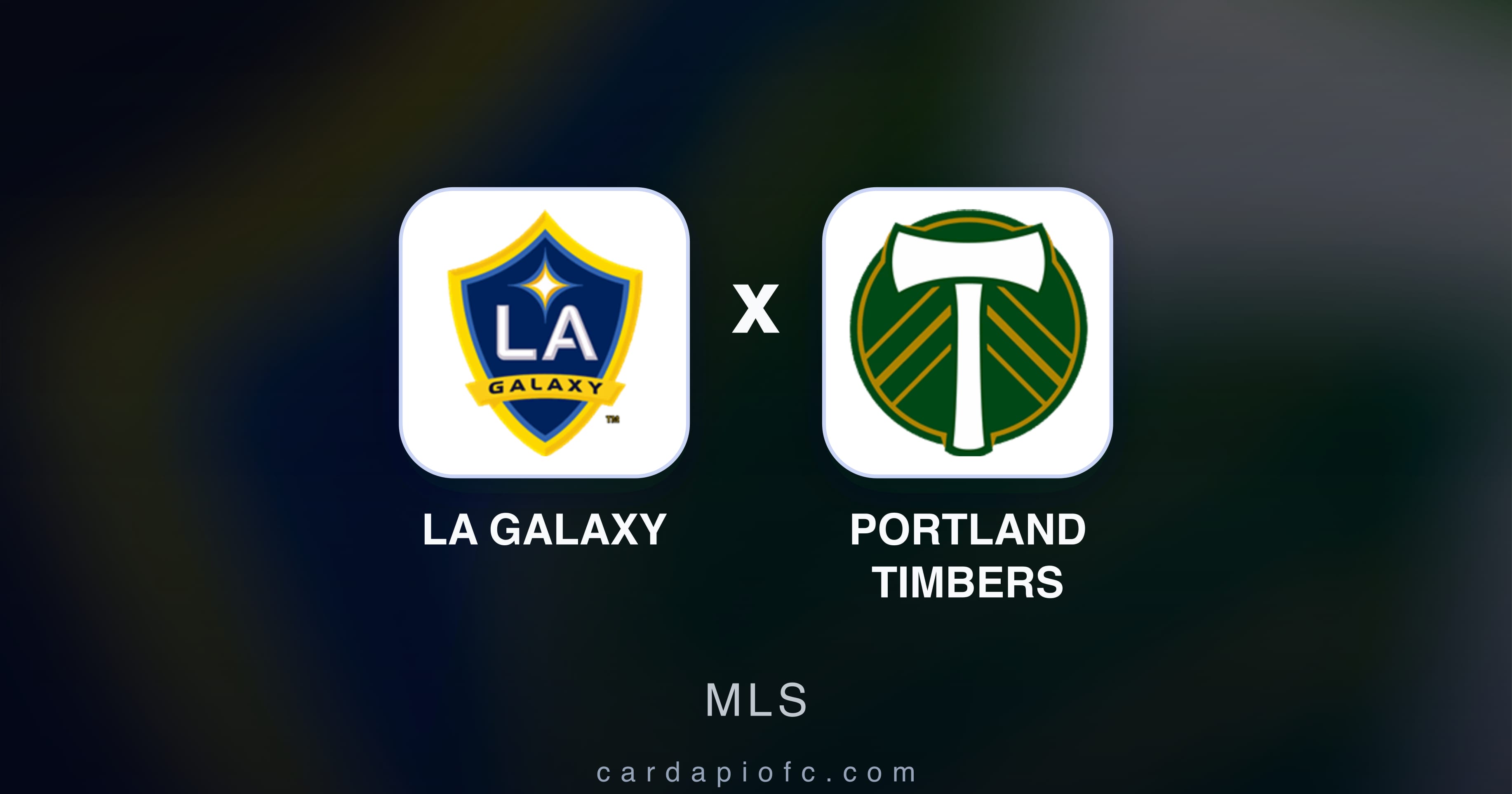 Preview image for LA Galaxy vs Portland Timbers (MLS)