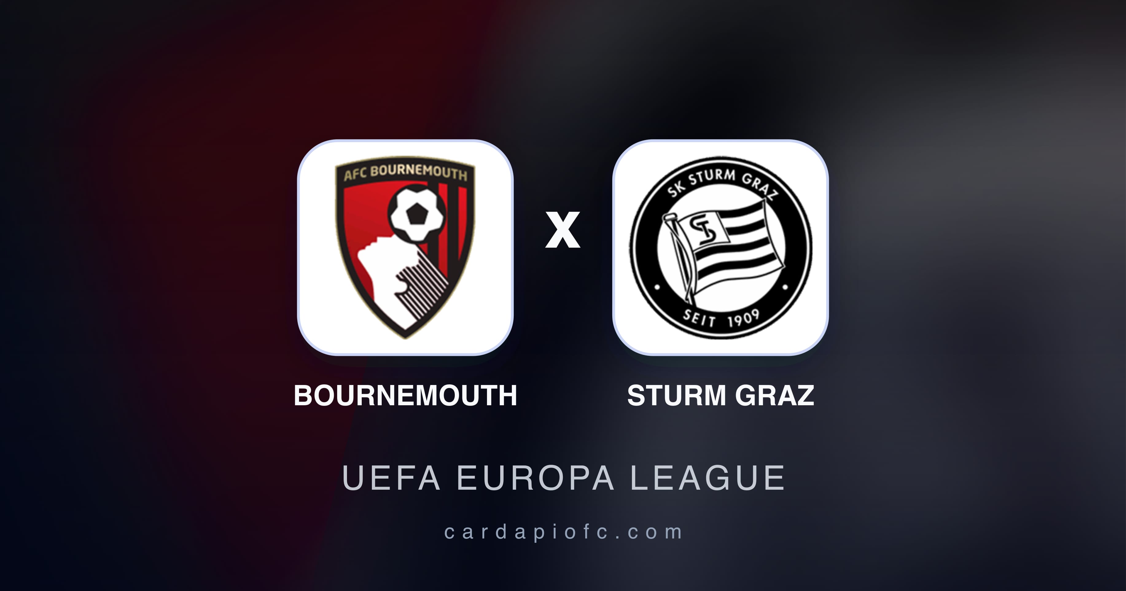 Preview image for Bournemouth vs Sturm Graz (UEFA Europa League)