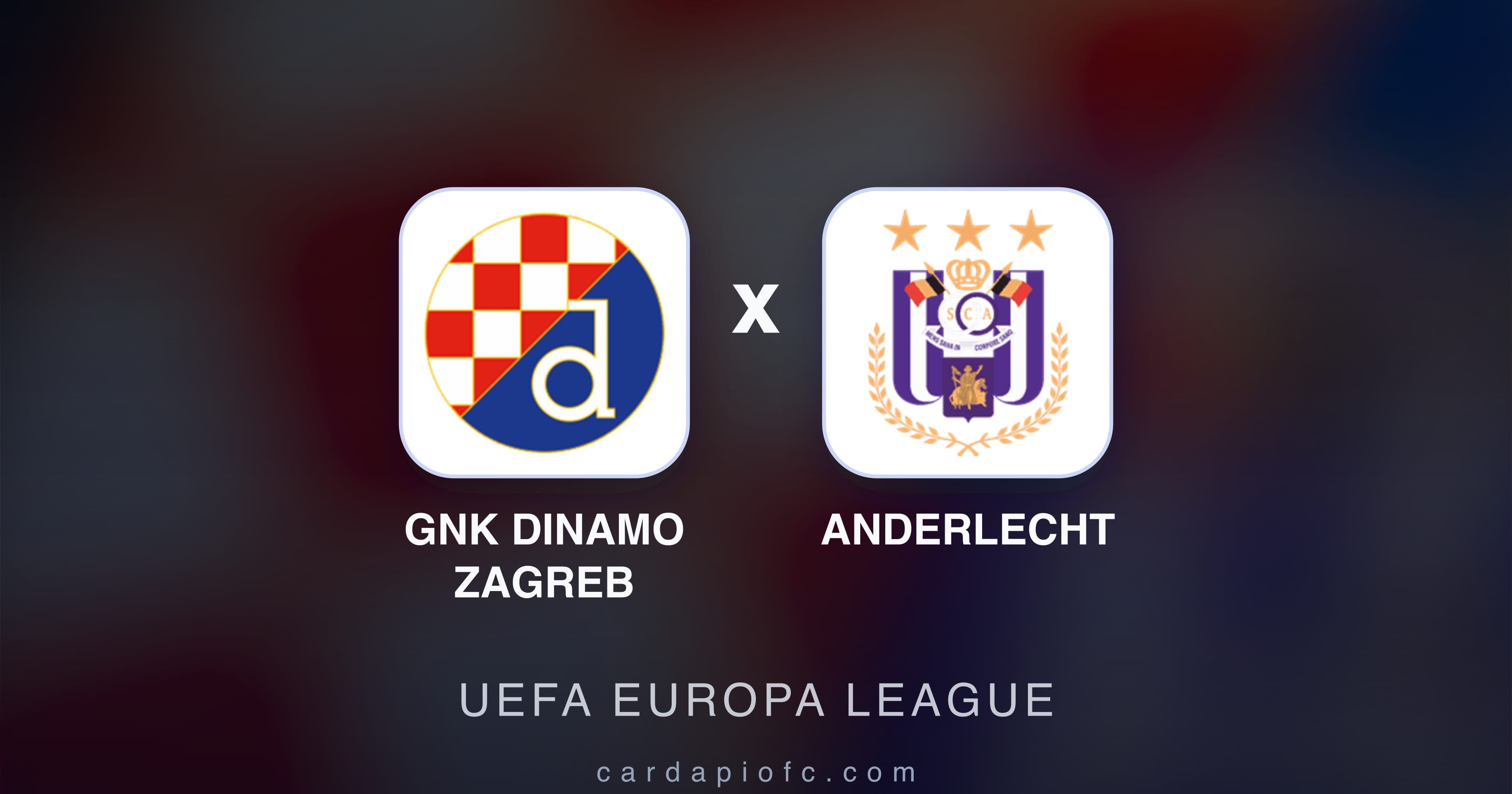 Preview image for GNK Dinamo Zagreb vs Anderlecht (UEFA Europa League)