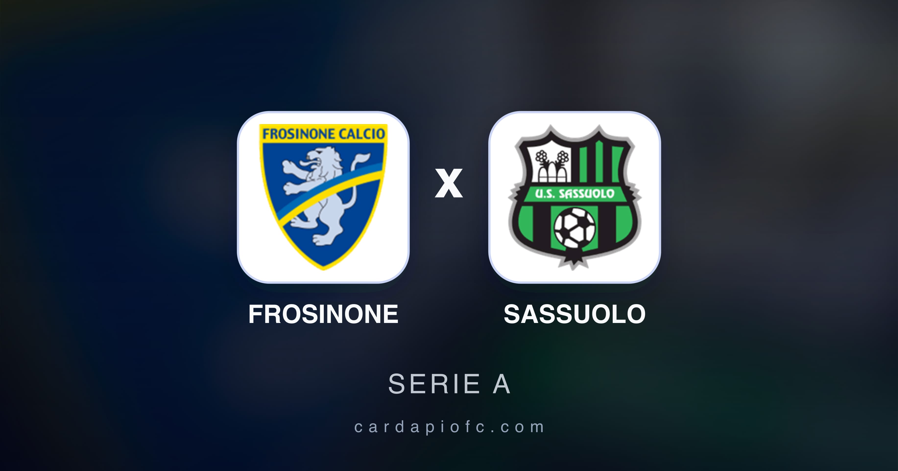 Preview image for Frosinone vs Sassuolo (Serie A)