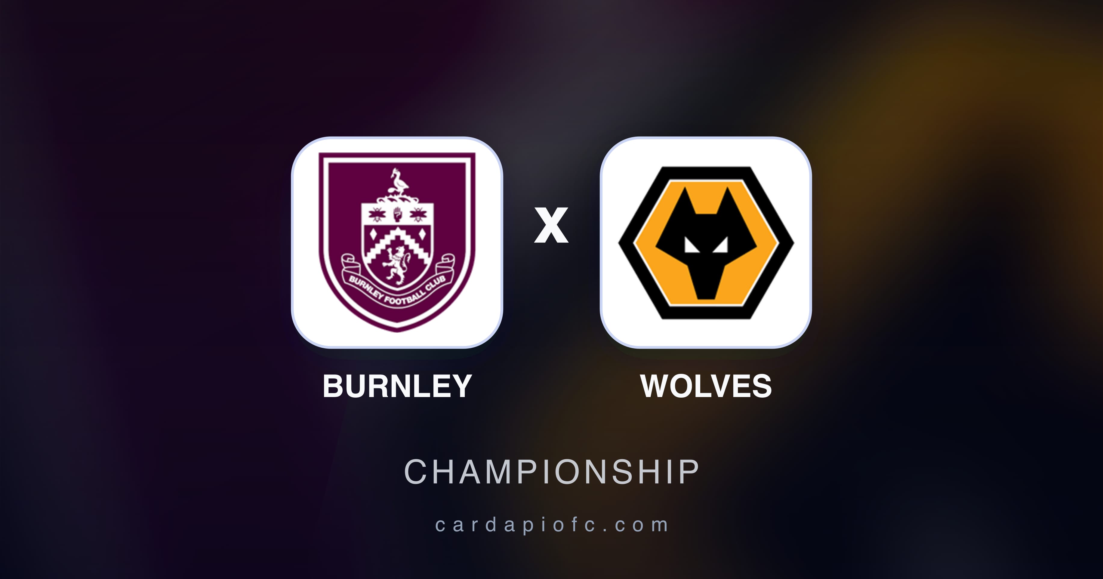 Preview image for Burnley vs Wolves (Championship)