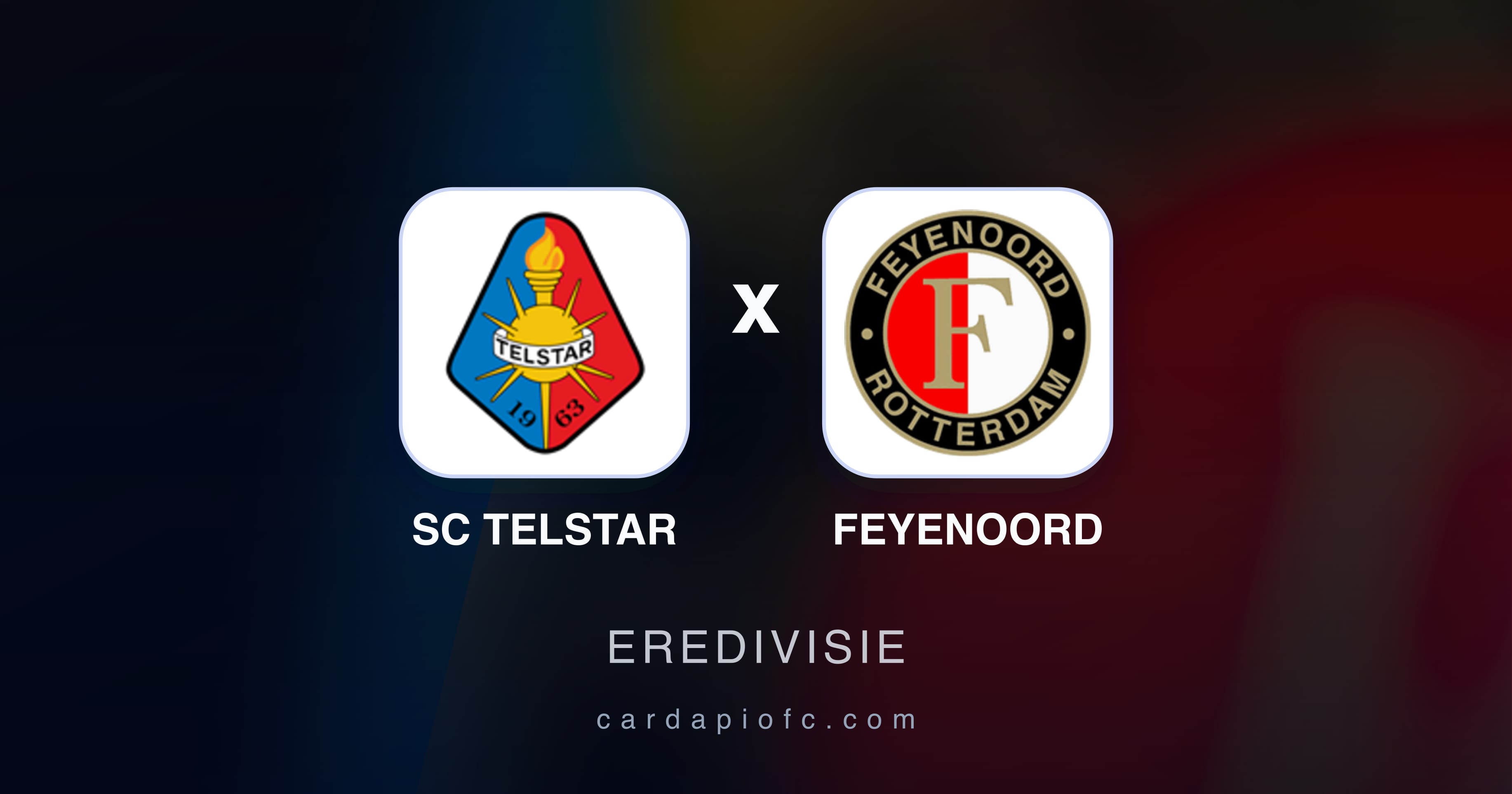Preview image for SC Telstar vs Feyenoord (Eredivisie)