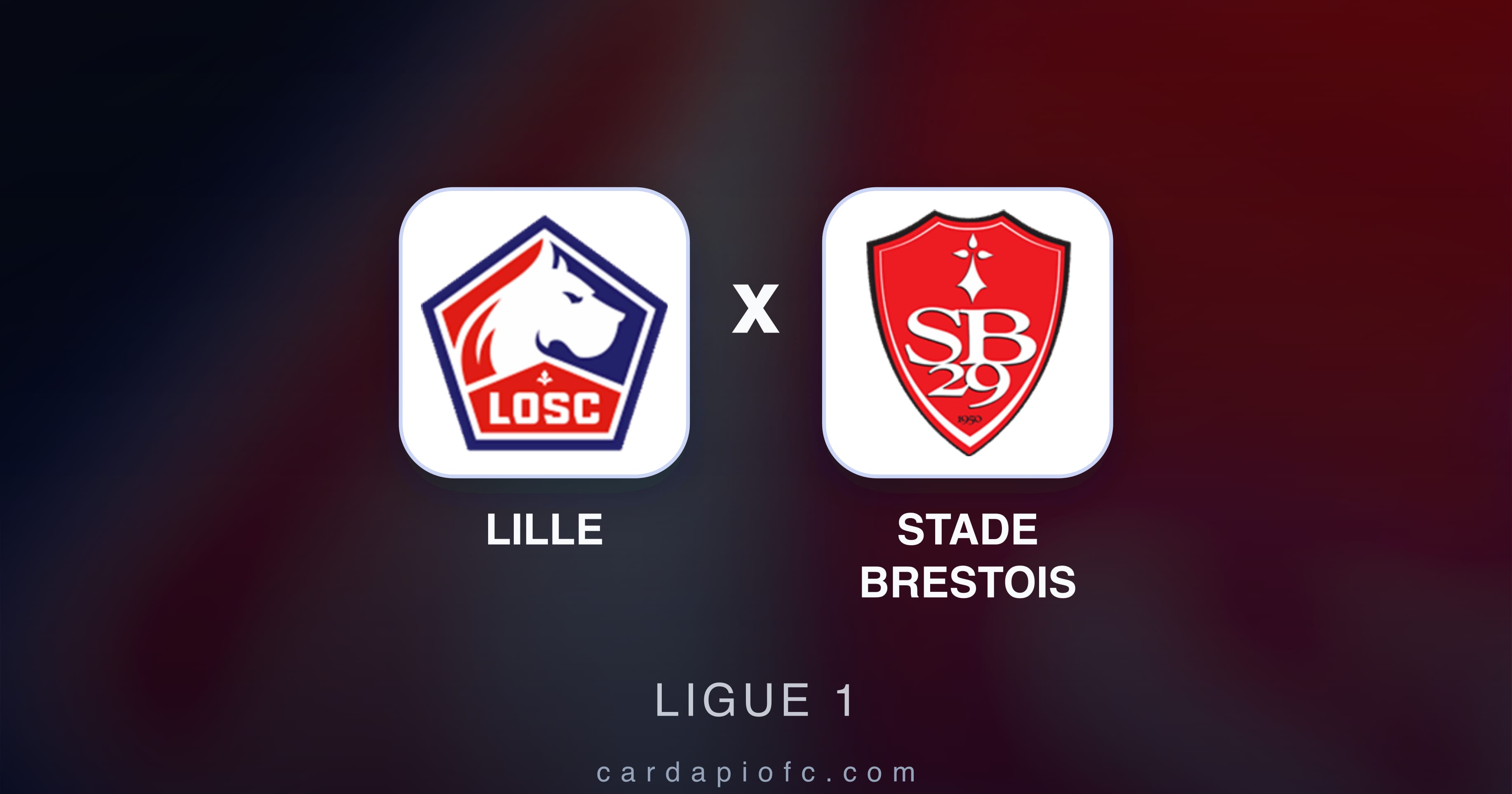 Preview image for Lille vs Stade Brestois (Ligue 1)