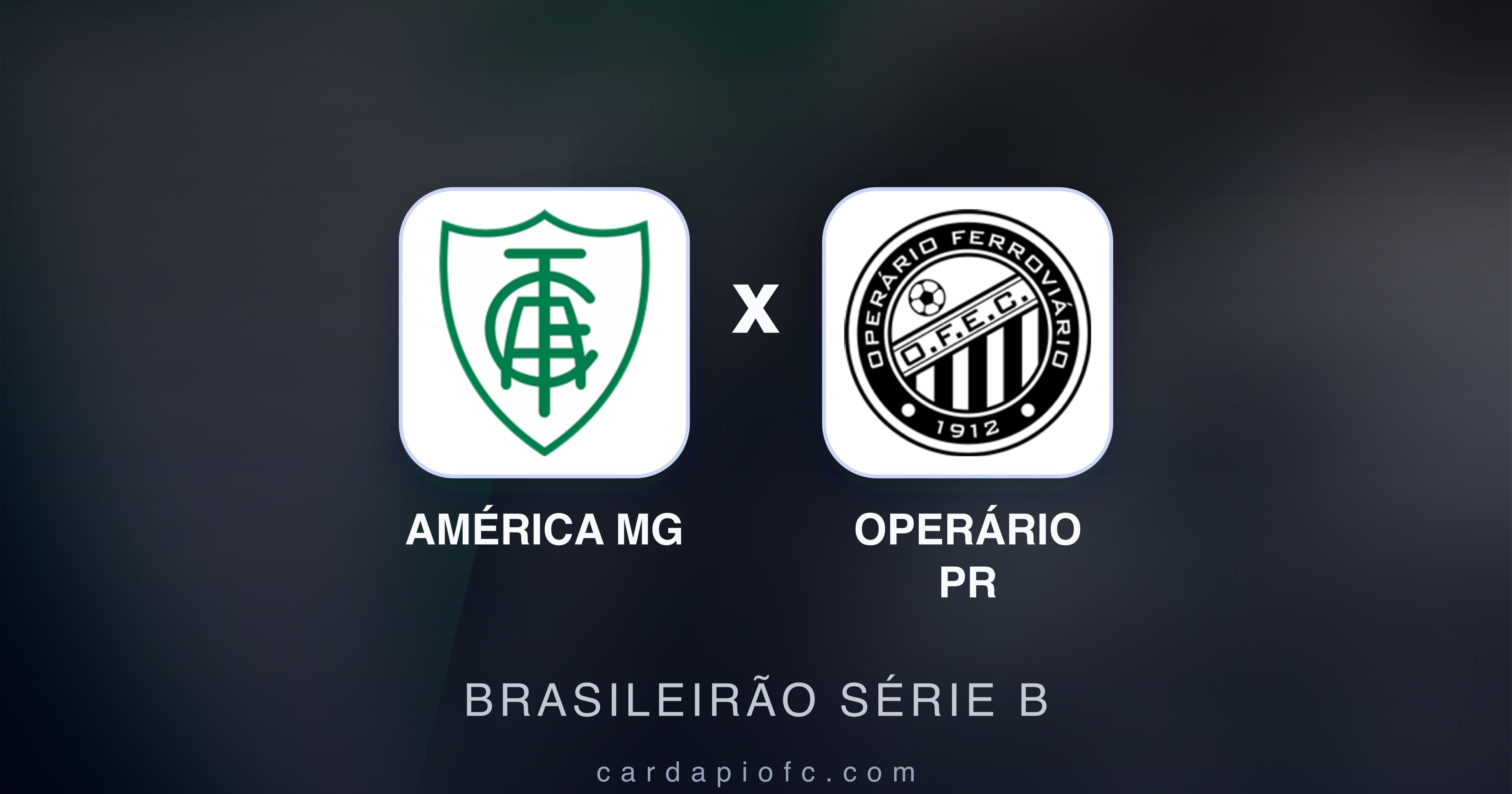 Preview image for América MG vs Operário PR (Brasileirão Série B)