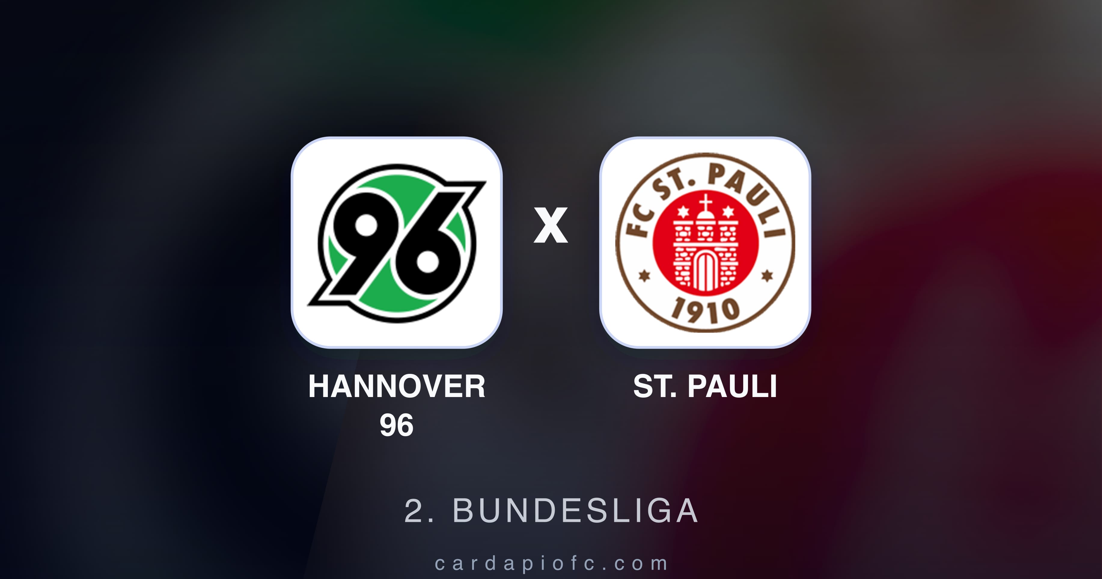 Preview image for Hannover 96 vs St. Pauli (2. Bundesliga)