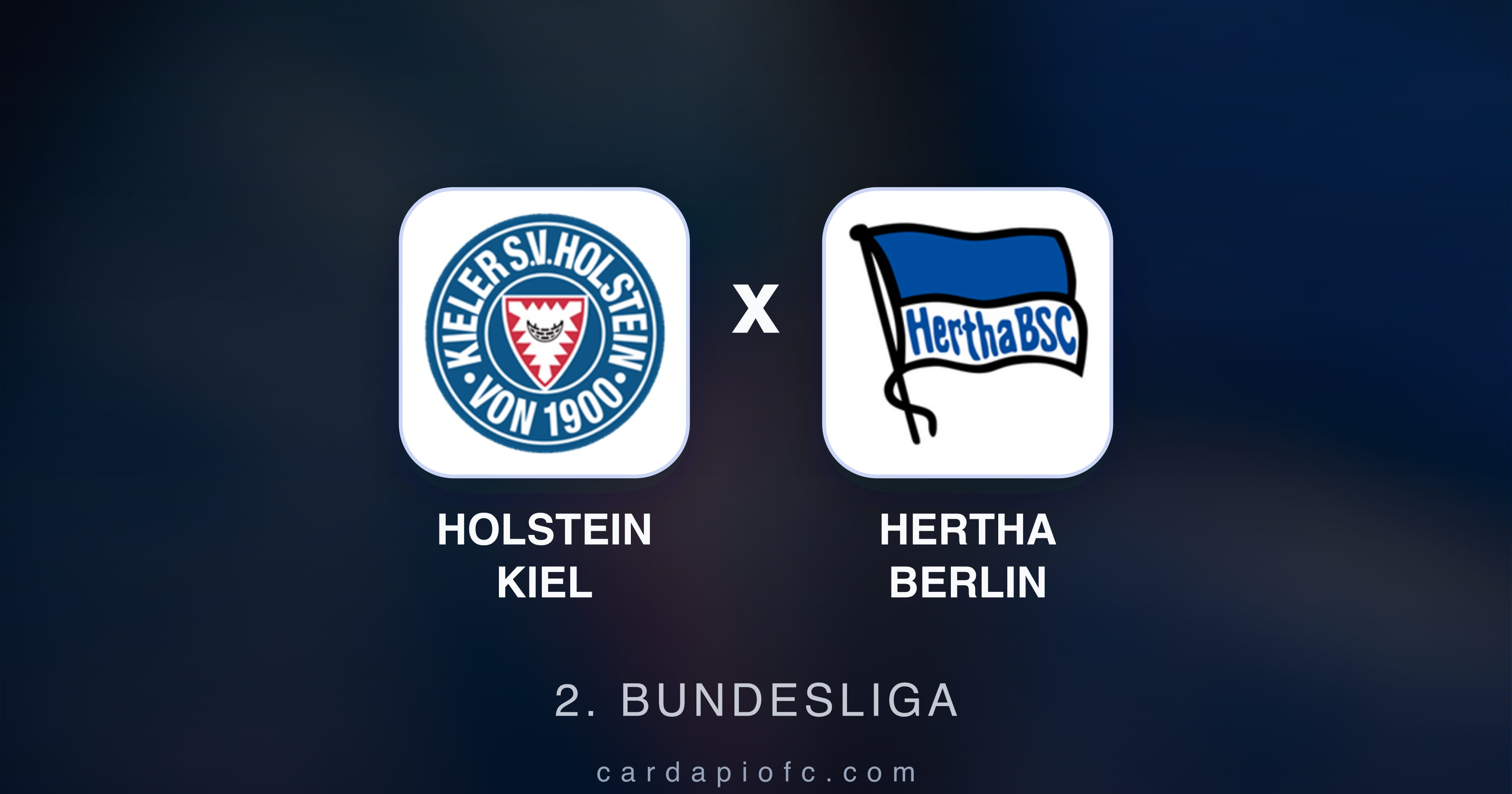 Preview image for Holstein Kiel vs Hertha Berlin (2. Bundesliga)