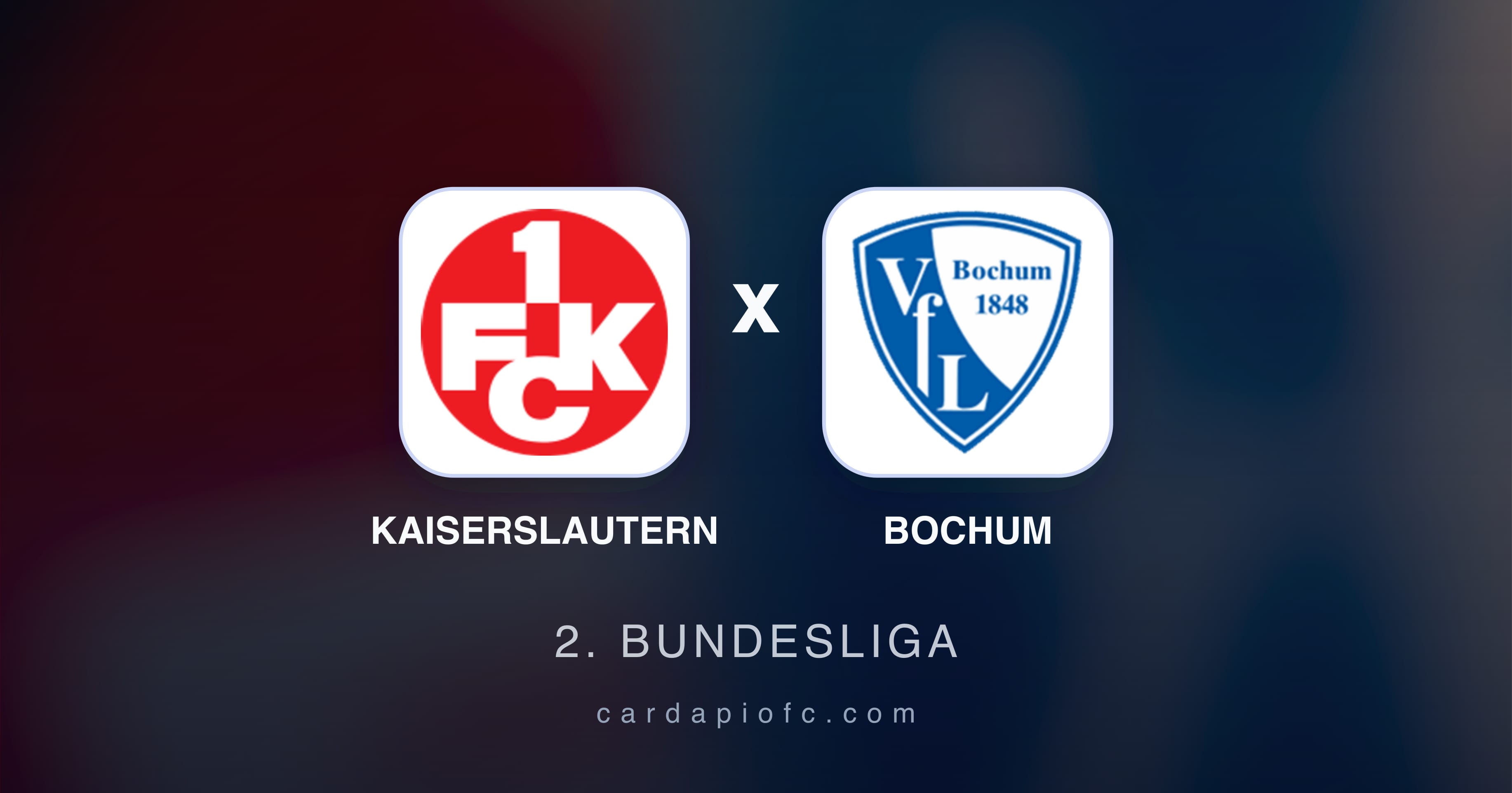 Preview image for Kaiserslautern vs Bochum (2. Bundesliga)