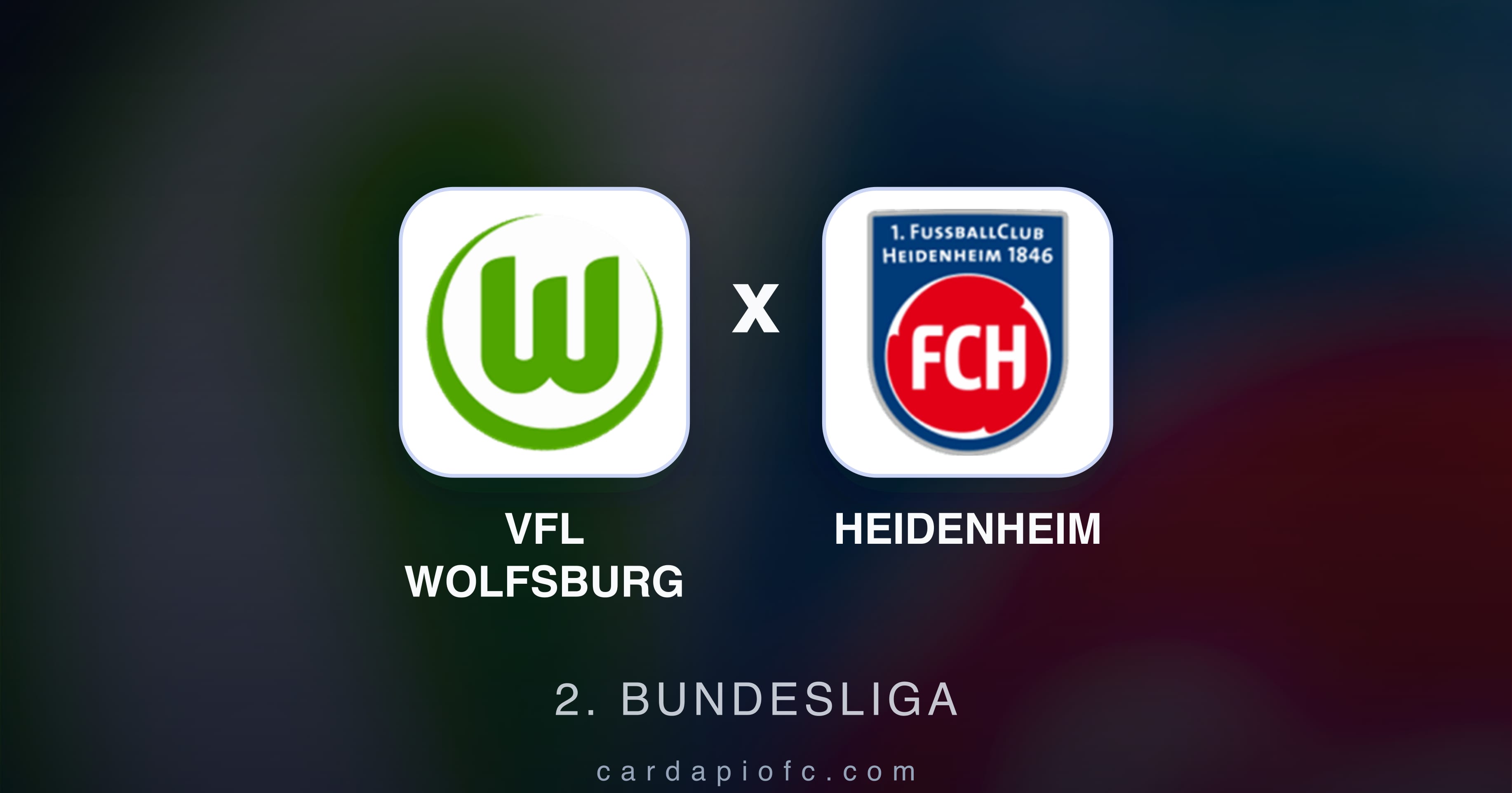 Preview image for VfL Wolfsburg vs Heidenheim (2. Bundesliga)