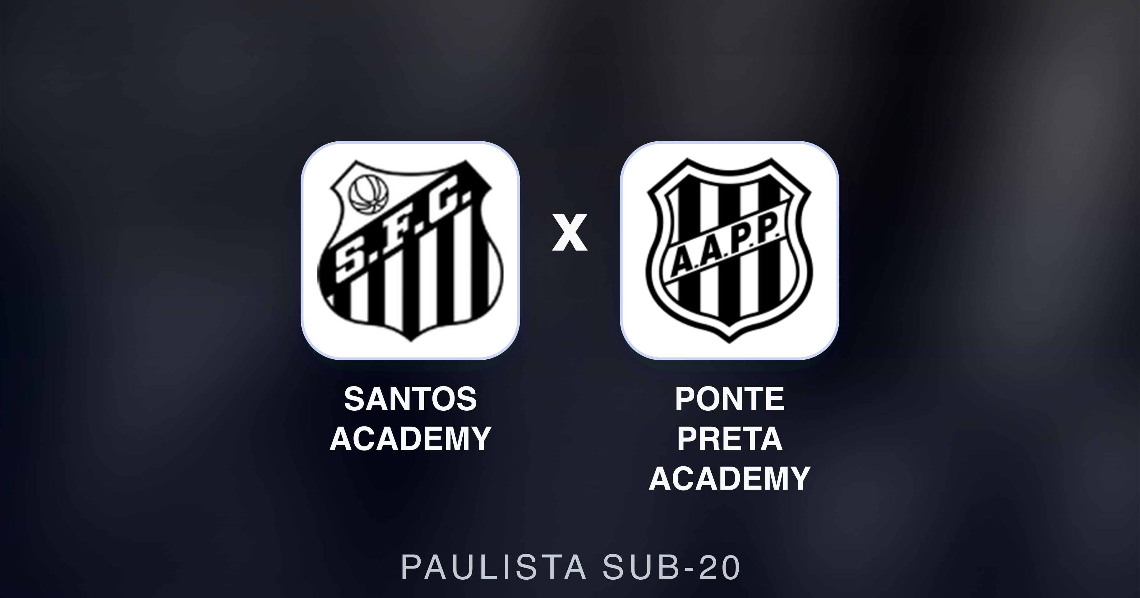 Preview image for Santos Academy vs Ponte Preta Academy (Paulista Sub-20)