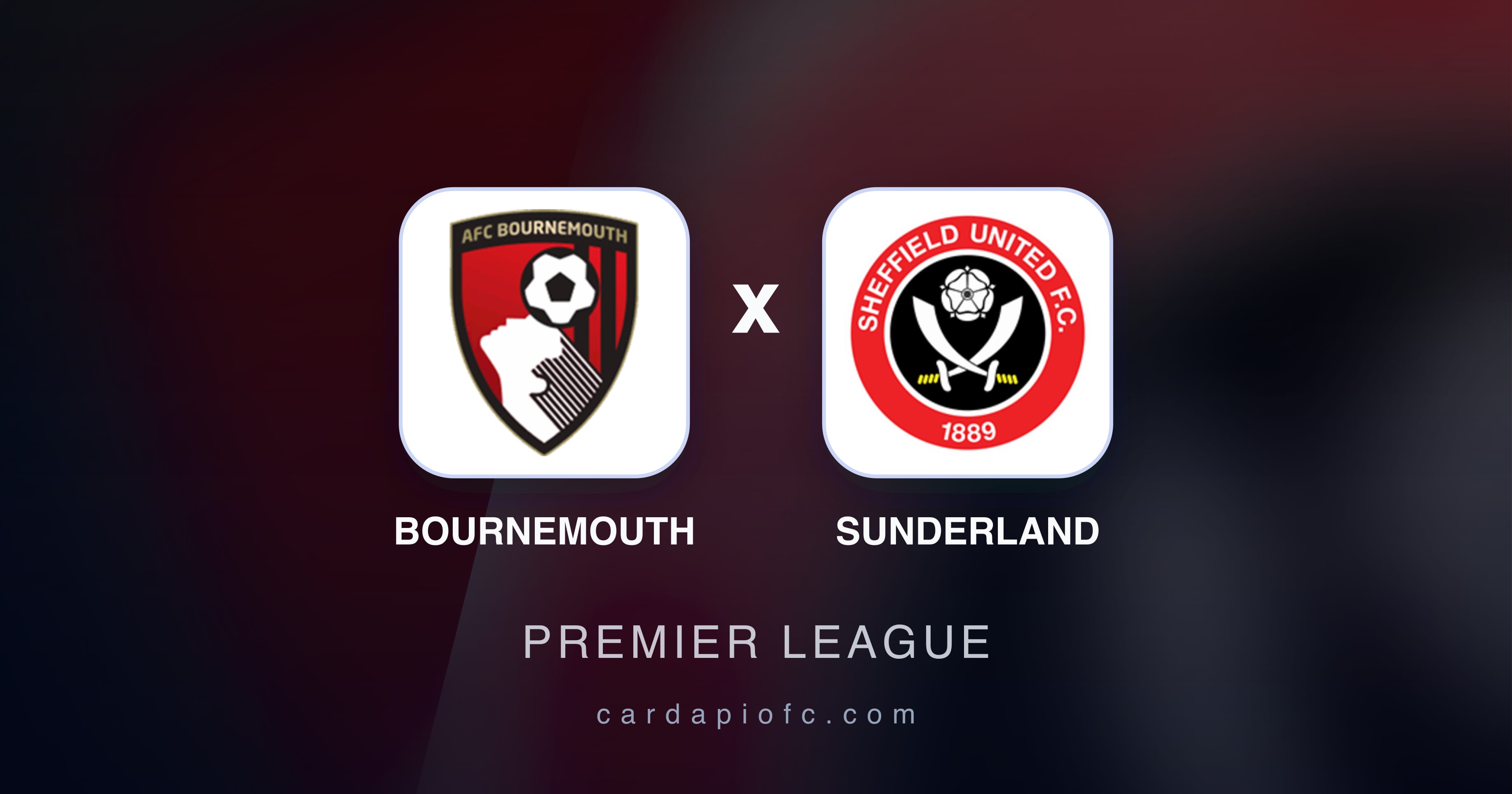 Preview image for Bournemouth vs Sunderland (Premier League)