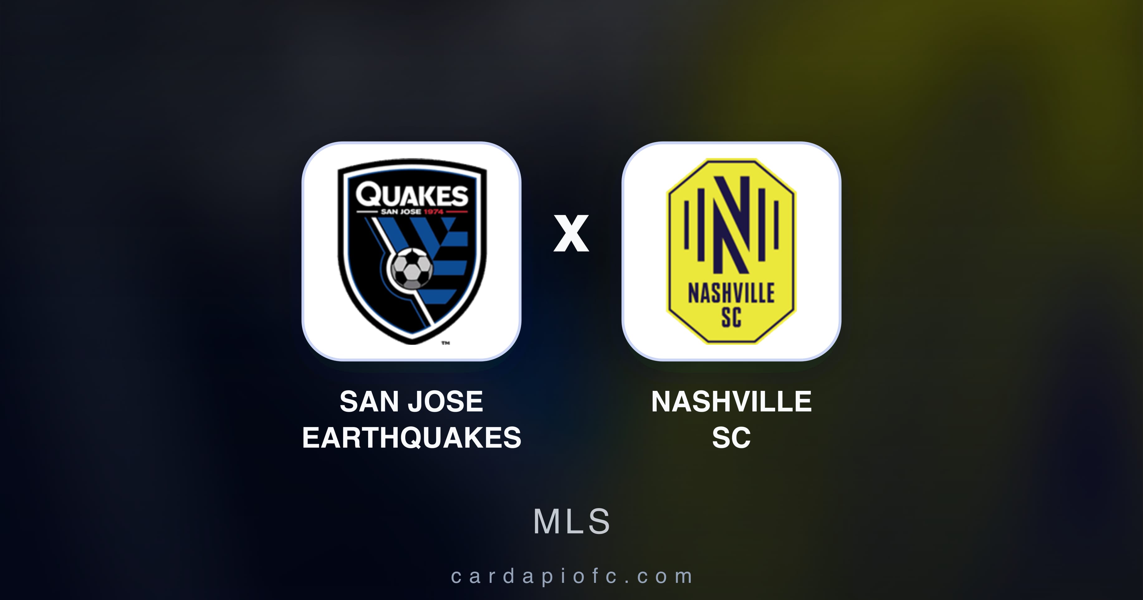 Preview image for San Jose Earthquakes vs Nashville SC (MLS)