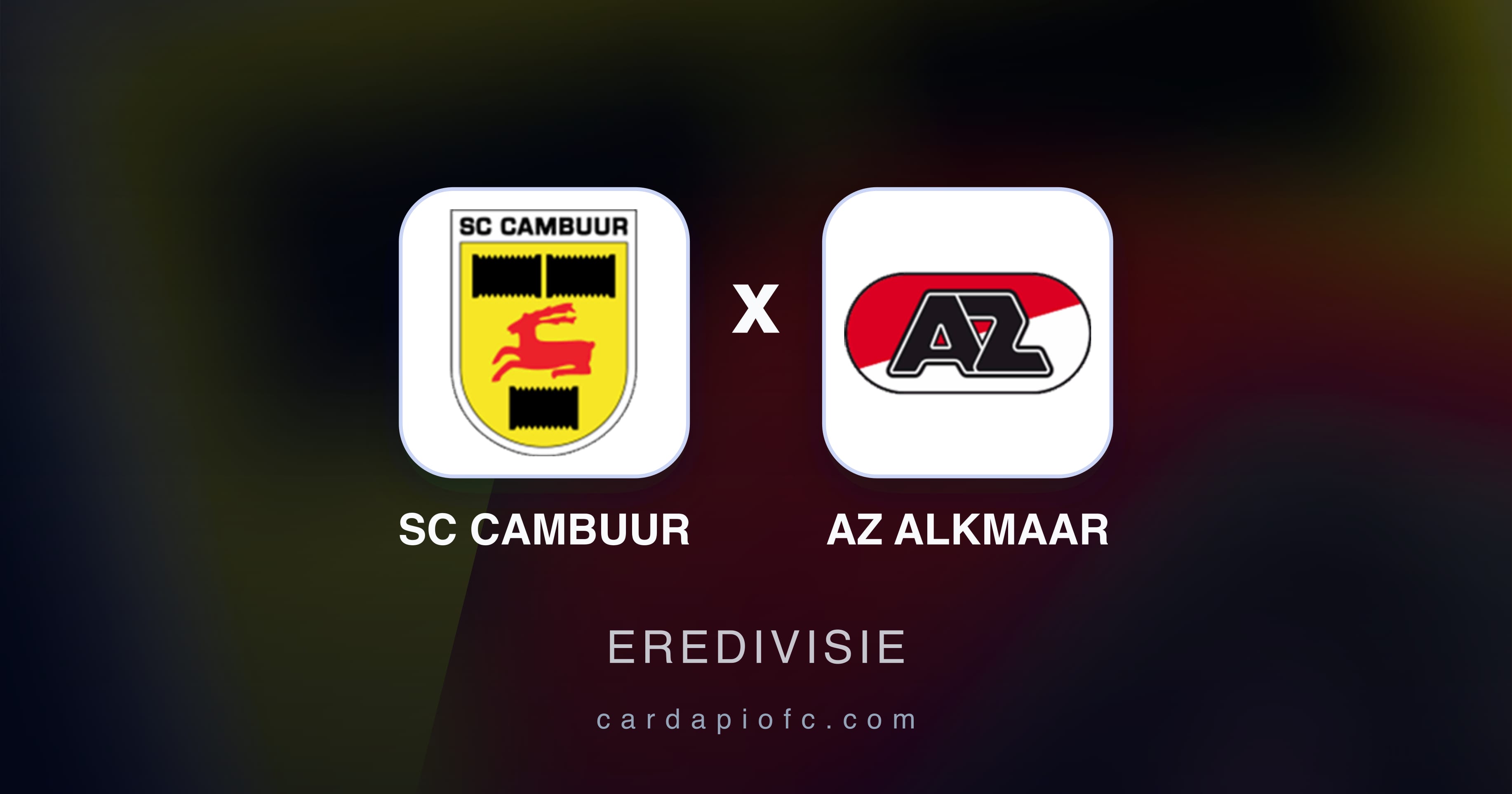 Preview image for SC Cambuur vs AZ Alkmaar (Eredivisie)