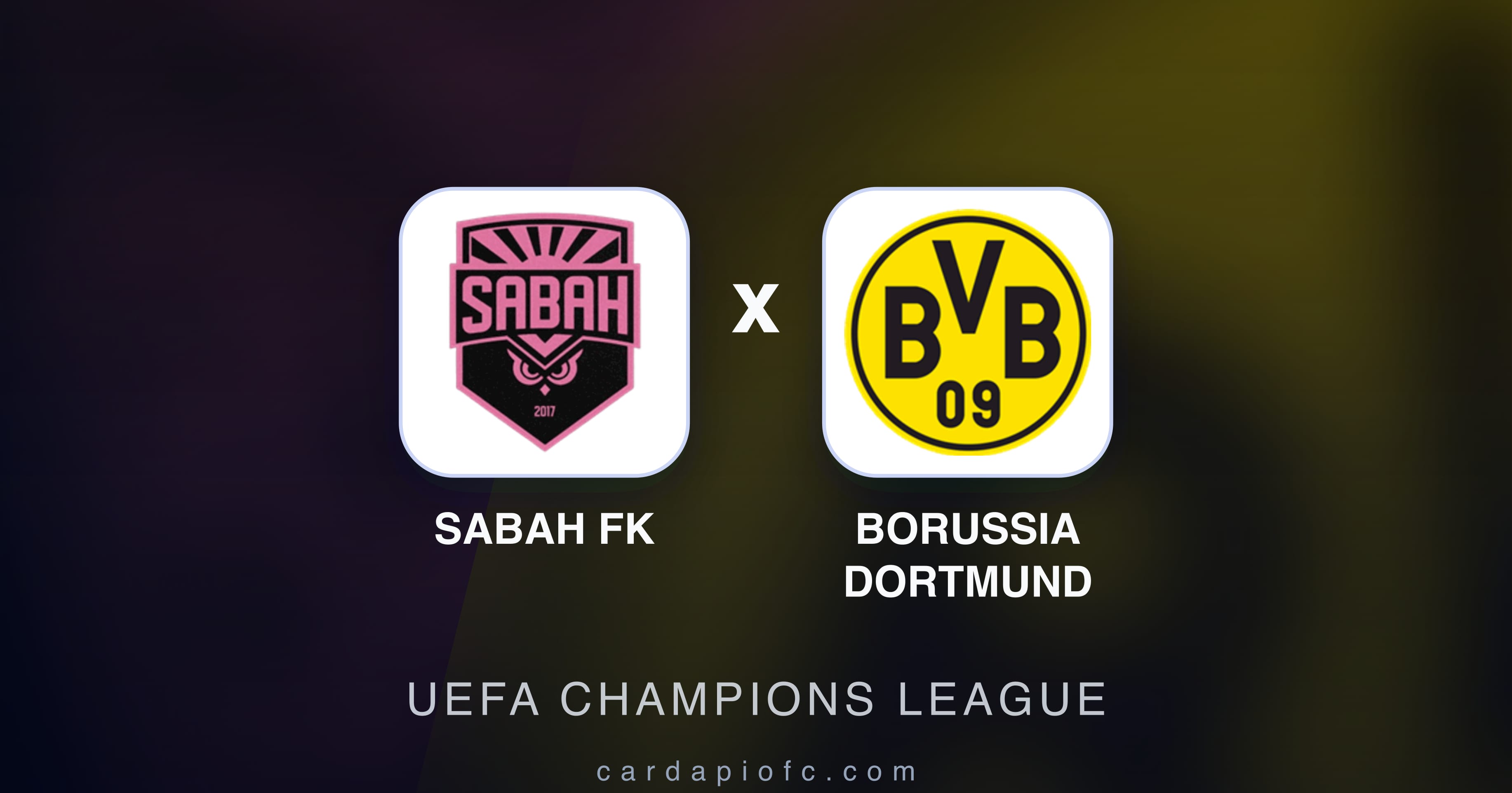 Preview image for Sabah FK vs Borussia Dortmund (UEFA Champions League)