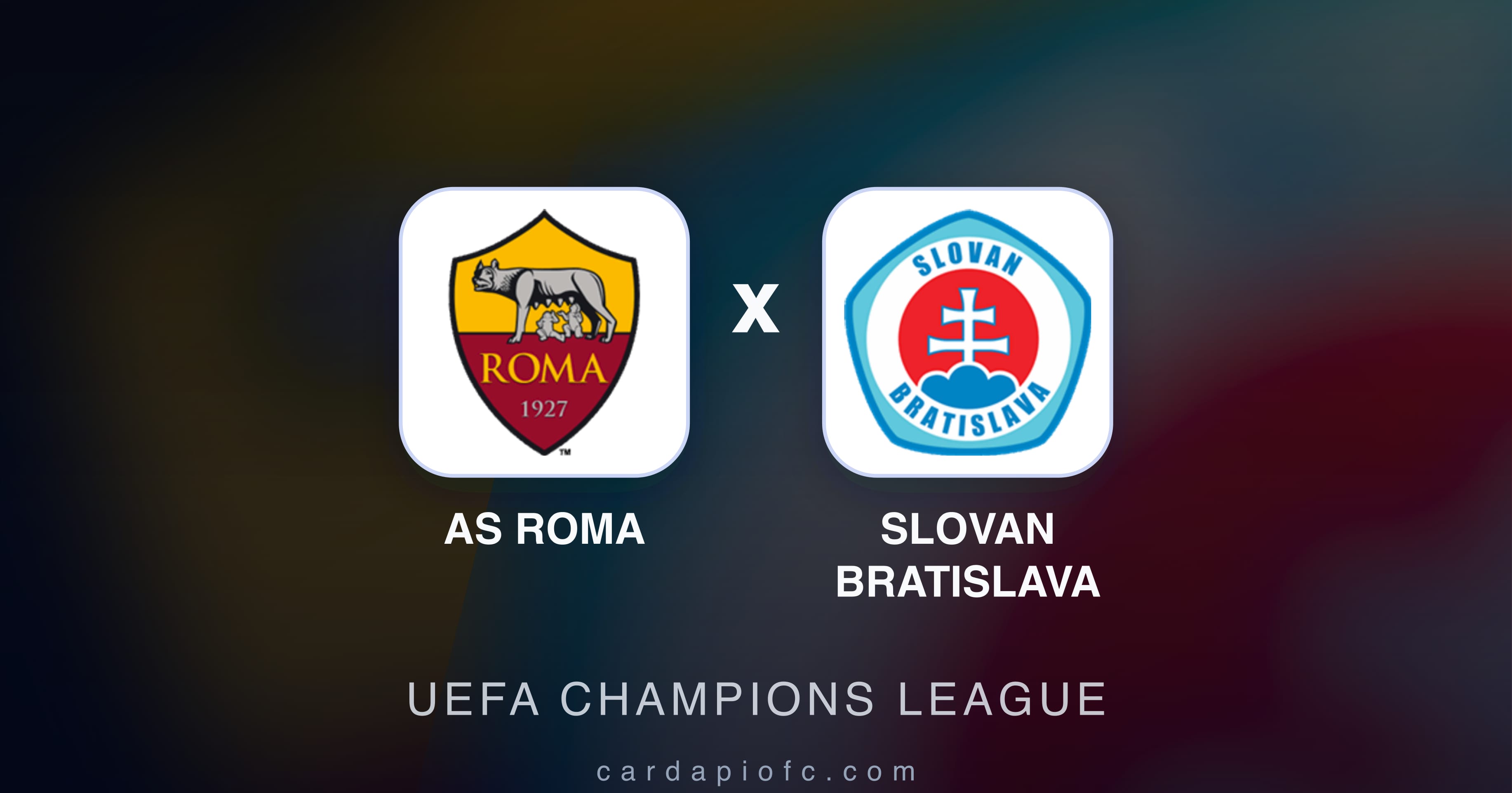 Preview image for AS Roma vs Slovan Bratislava (UEFA Champions League)