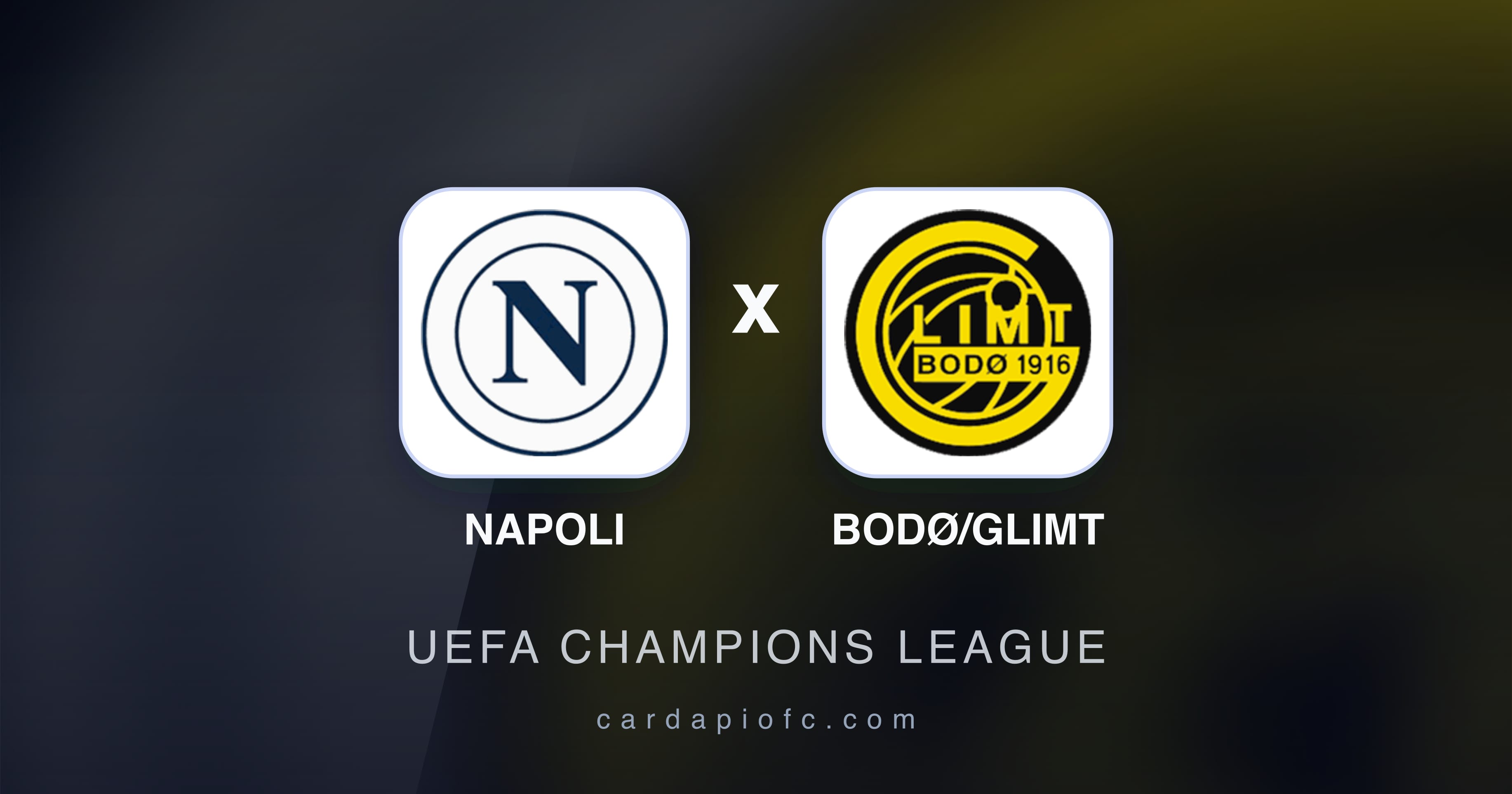 Preview image for Napoli vs Bodø/Glimt (UEFA Champions League)