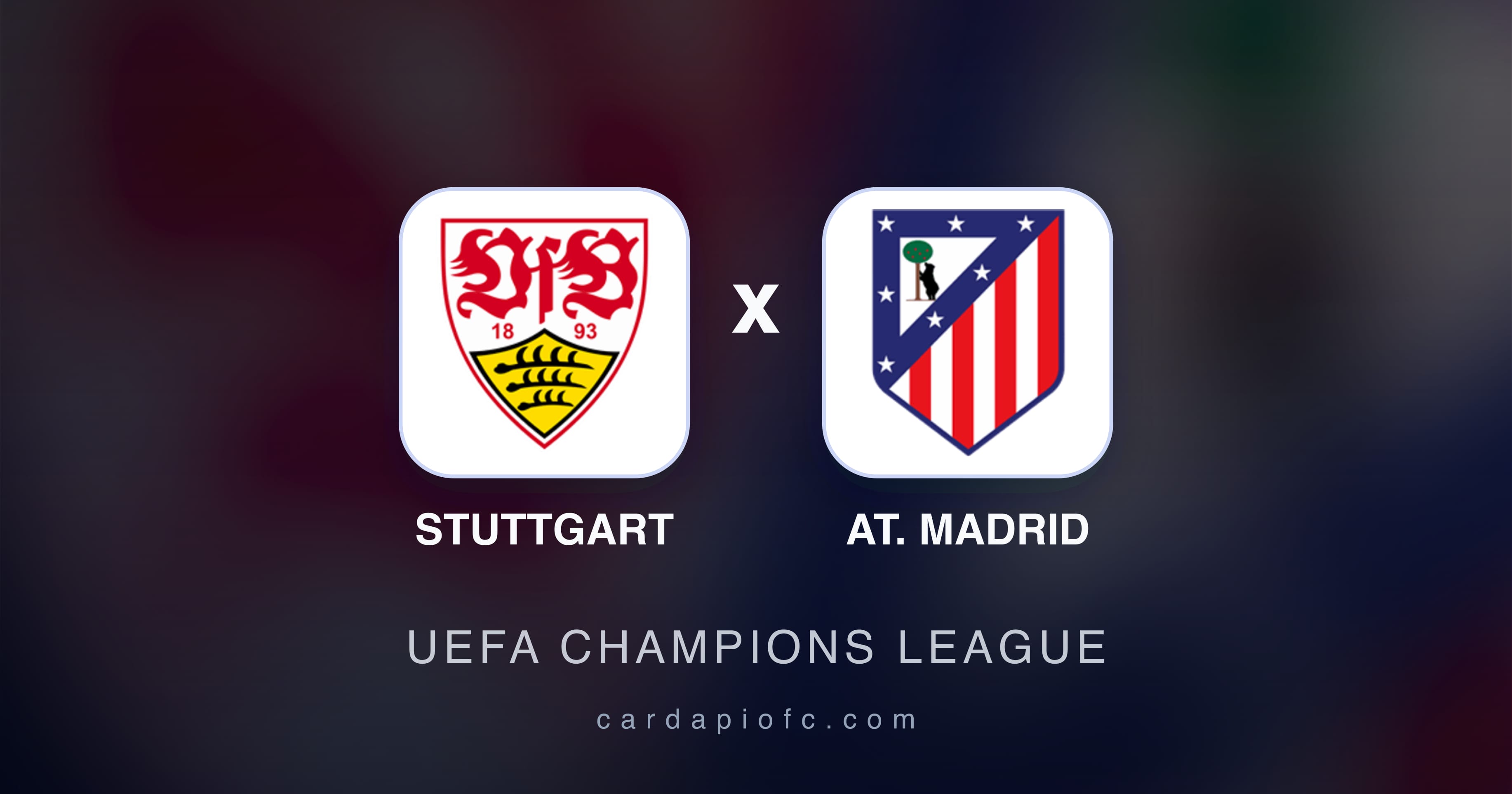 Preview image for Stuttgart vs At. Madrid (UEFA Champions League)