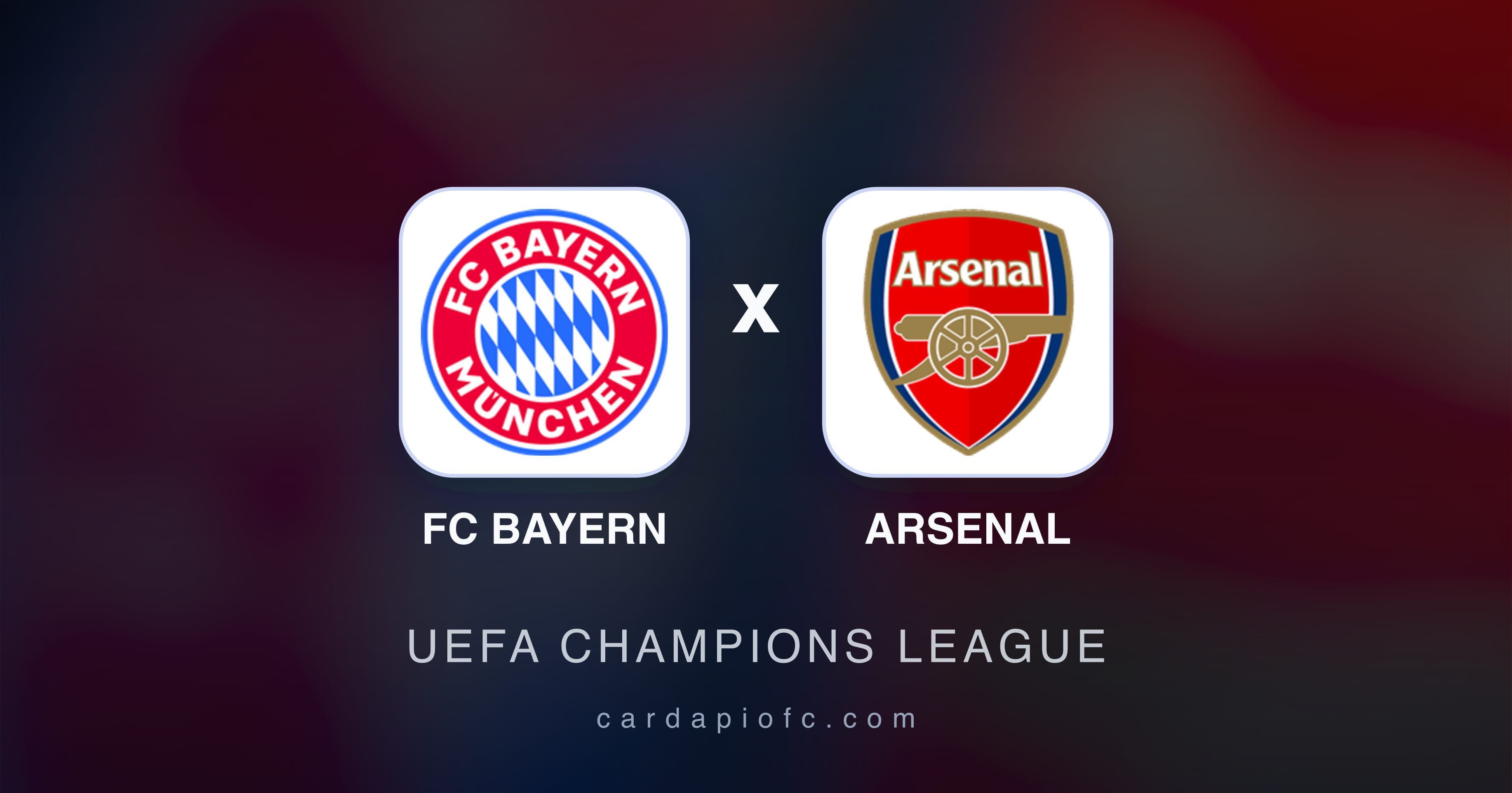 Preview image for FC Bayern vs Arsenal (UEFA Champions League)