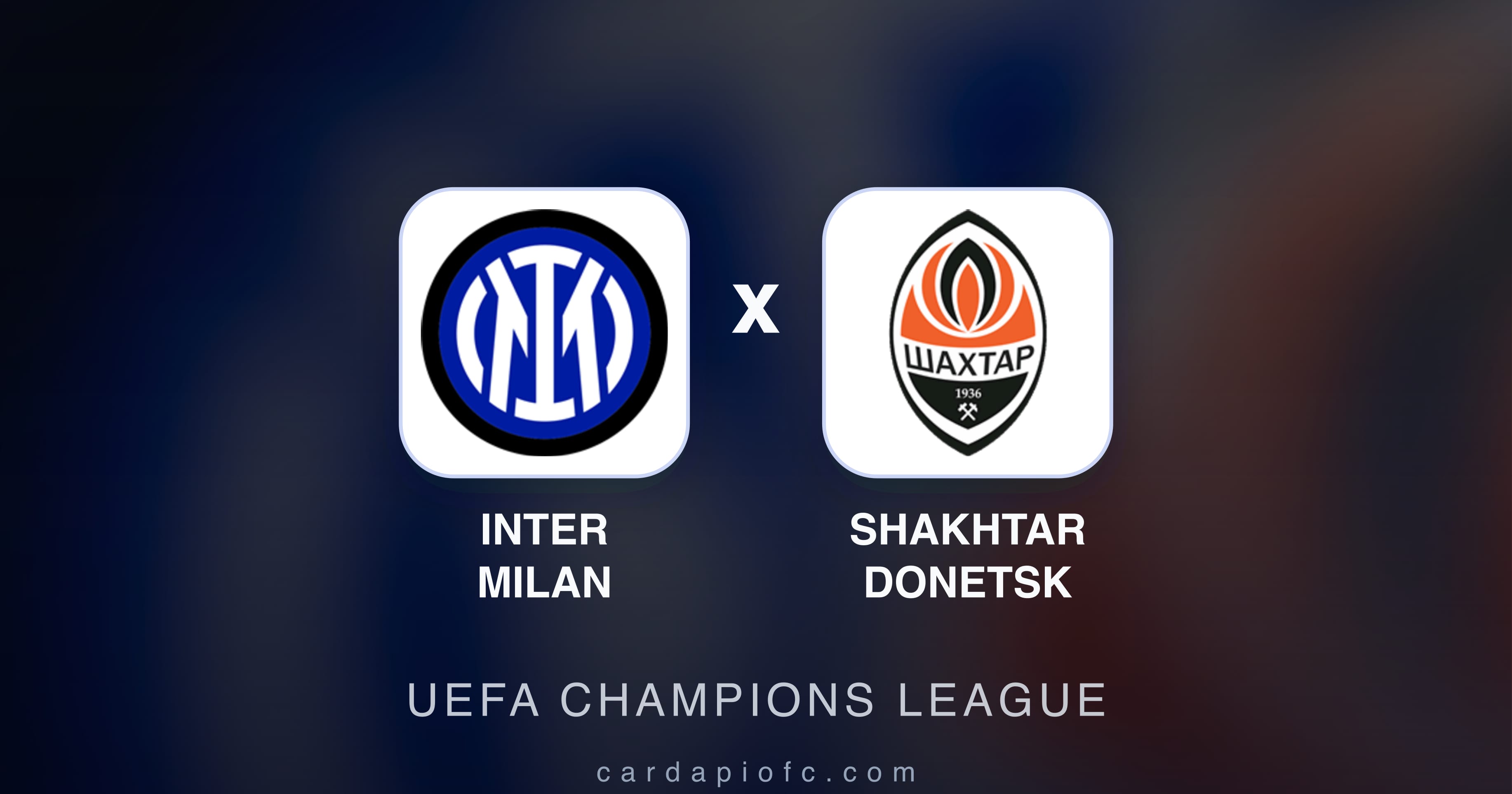 Preview image for Inter Milan vs Shakhtar Donetsk (UEFA Champions League)