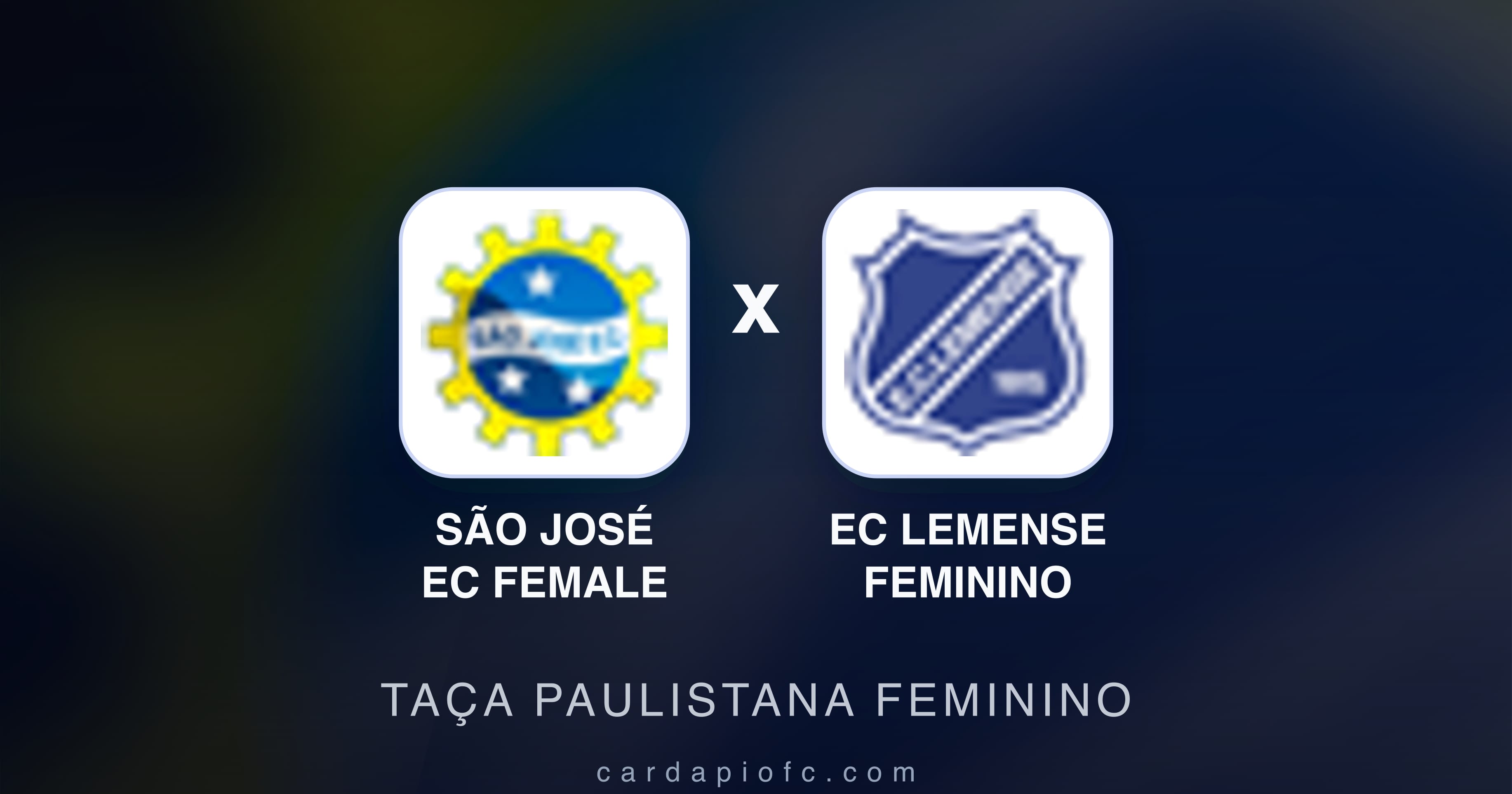 Preview image for São José EC Female vs EC Lemense Feminino (Taça Paulistana Feminino)