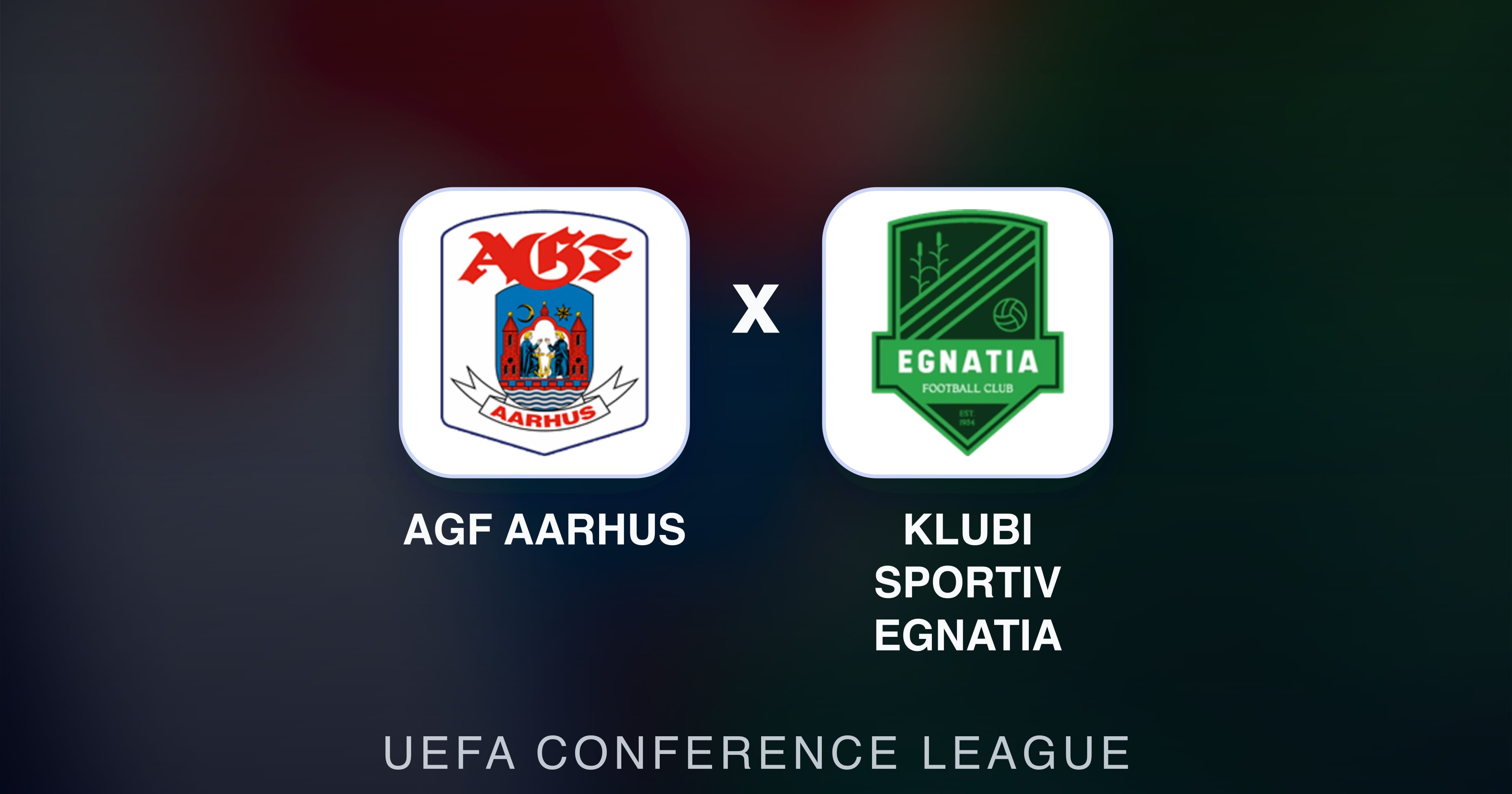 Preview image for AGF Aarhus vs Klubi Sportiv Egnatia (UEFA Conference League)