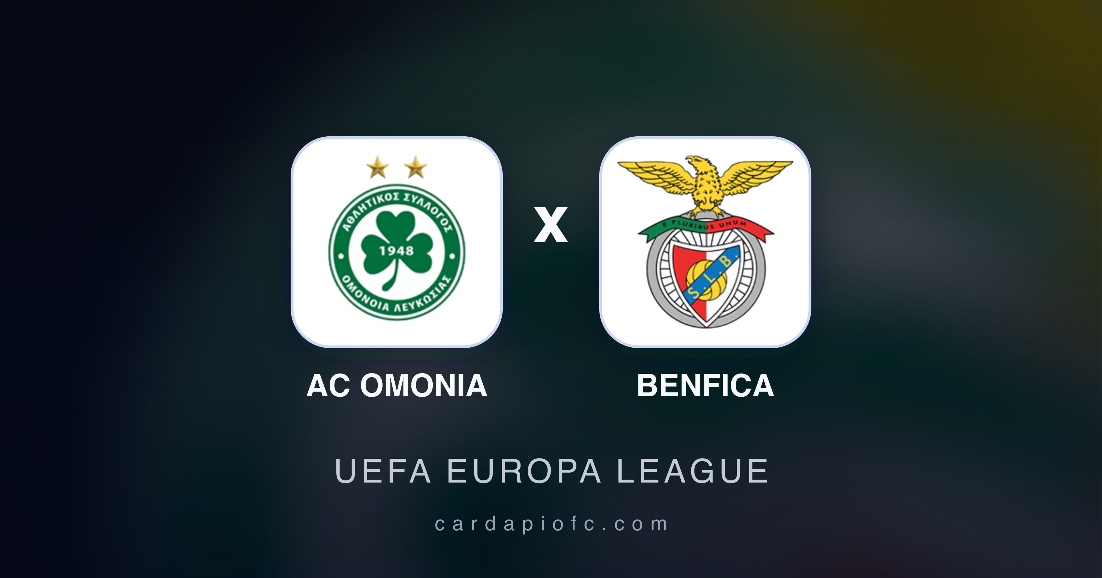 Preview image for AC Omonia vs Benfica (UEFA Europa League)