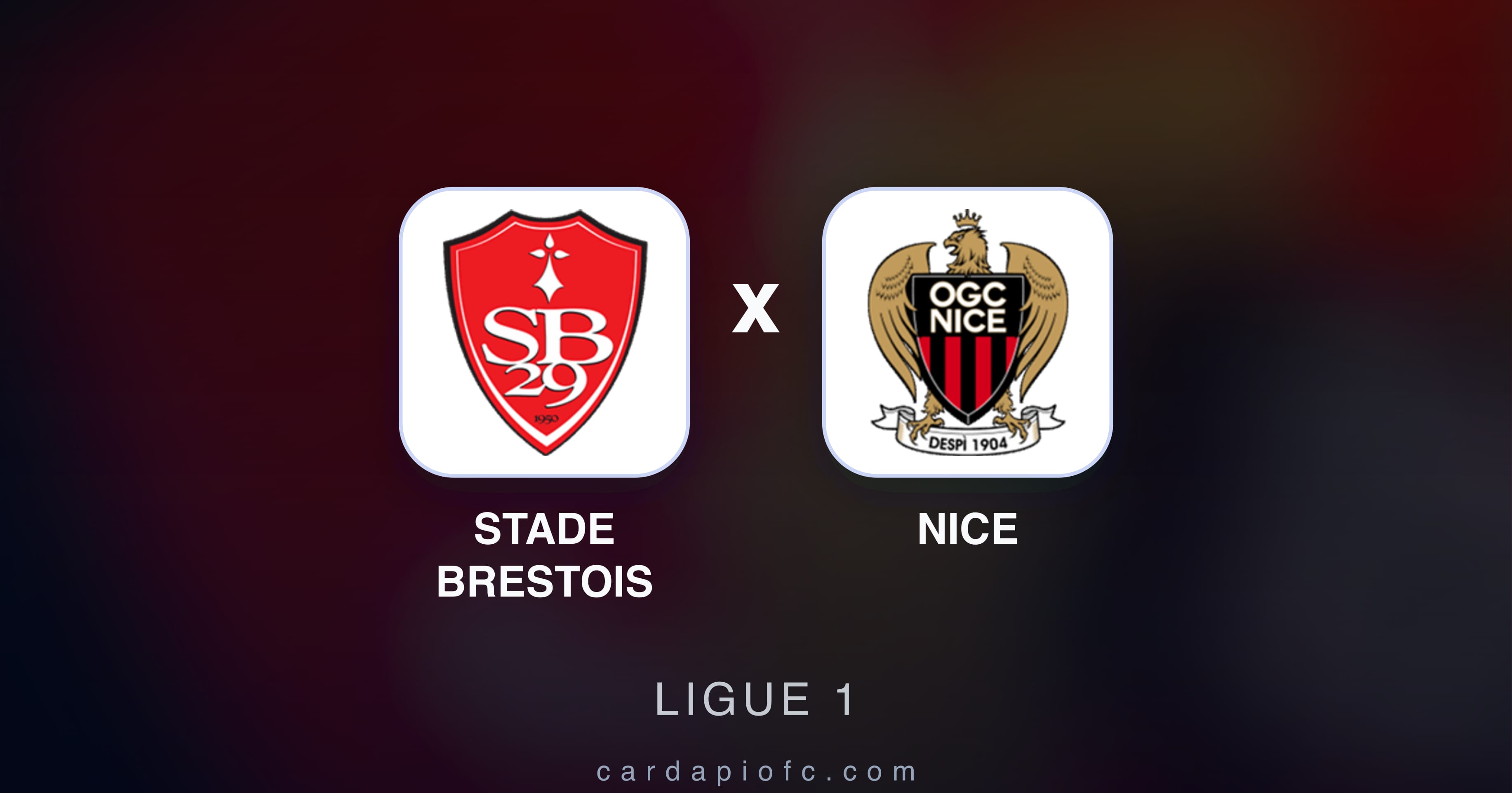 Preview image for Stade Brestois vs Nice (Ligue 1)
