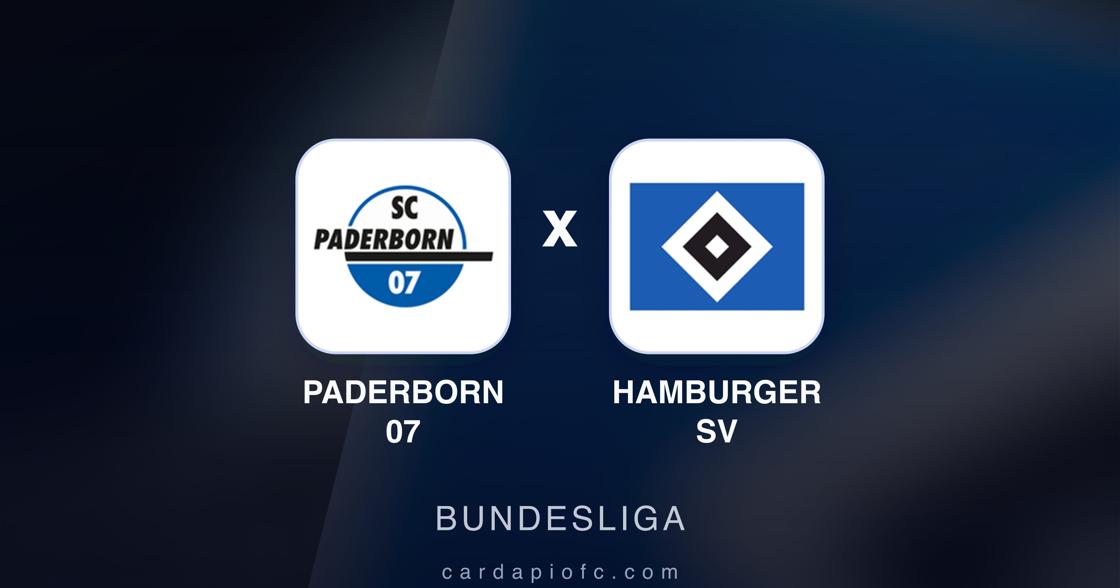Preview image for Paderborn 07 vs Hamburger SV (Bundesliga)