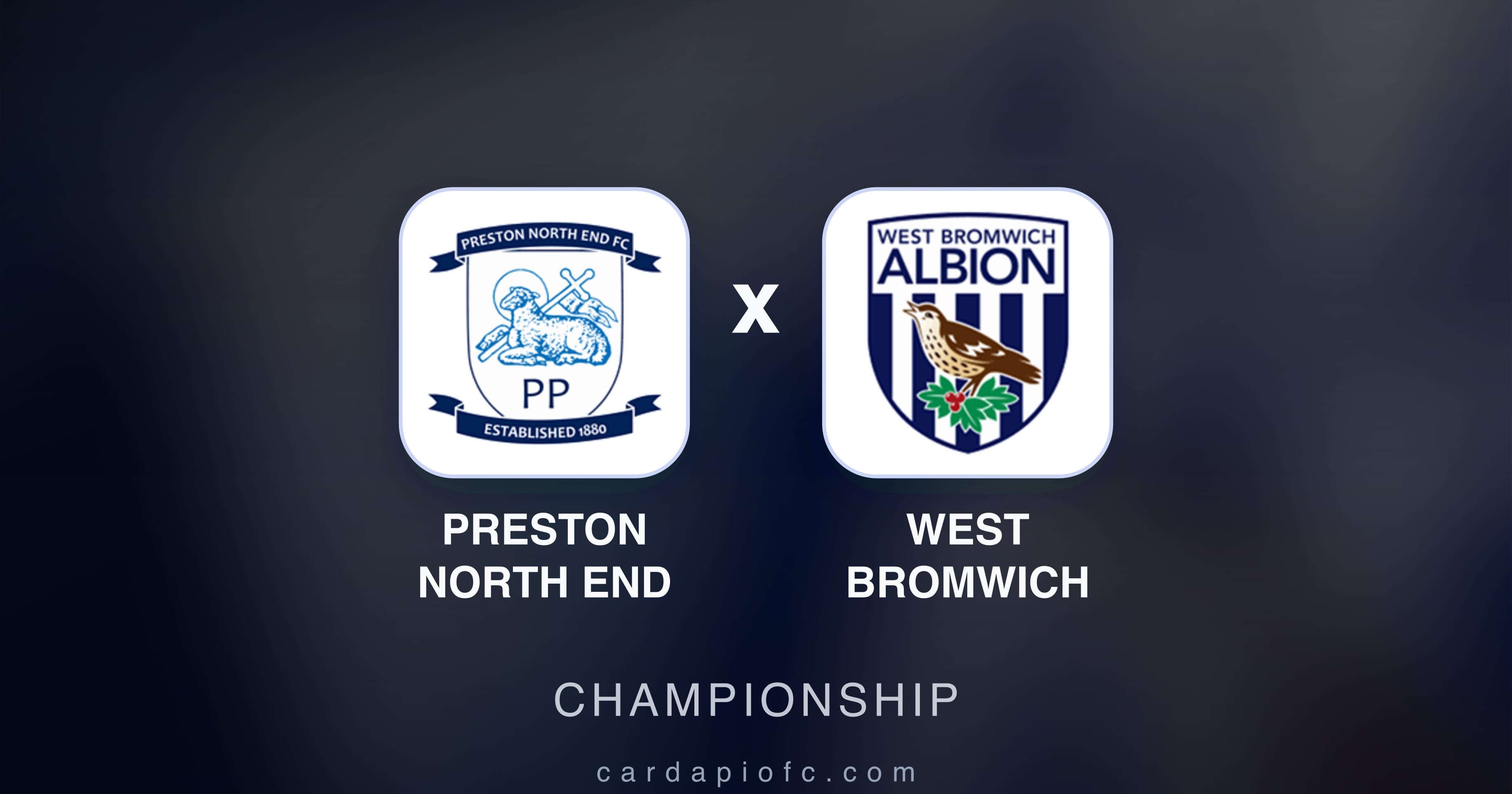 Preview image for Preston North End vs West Bromwich (Championship)