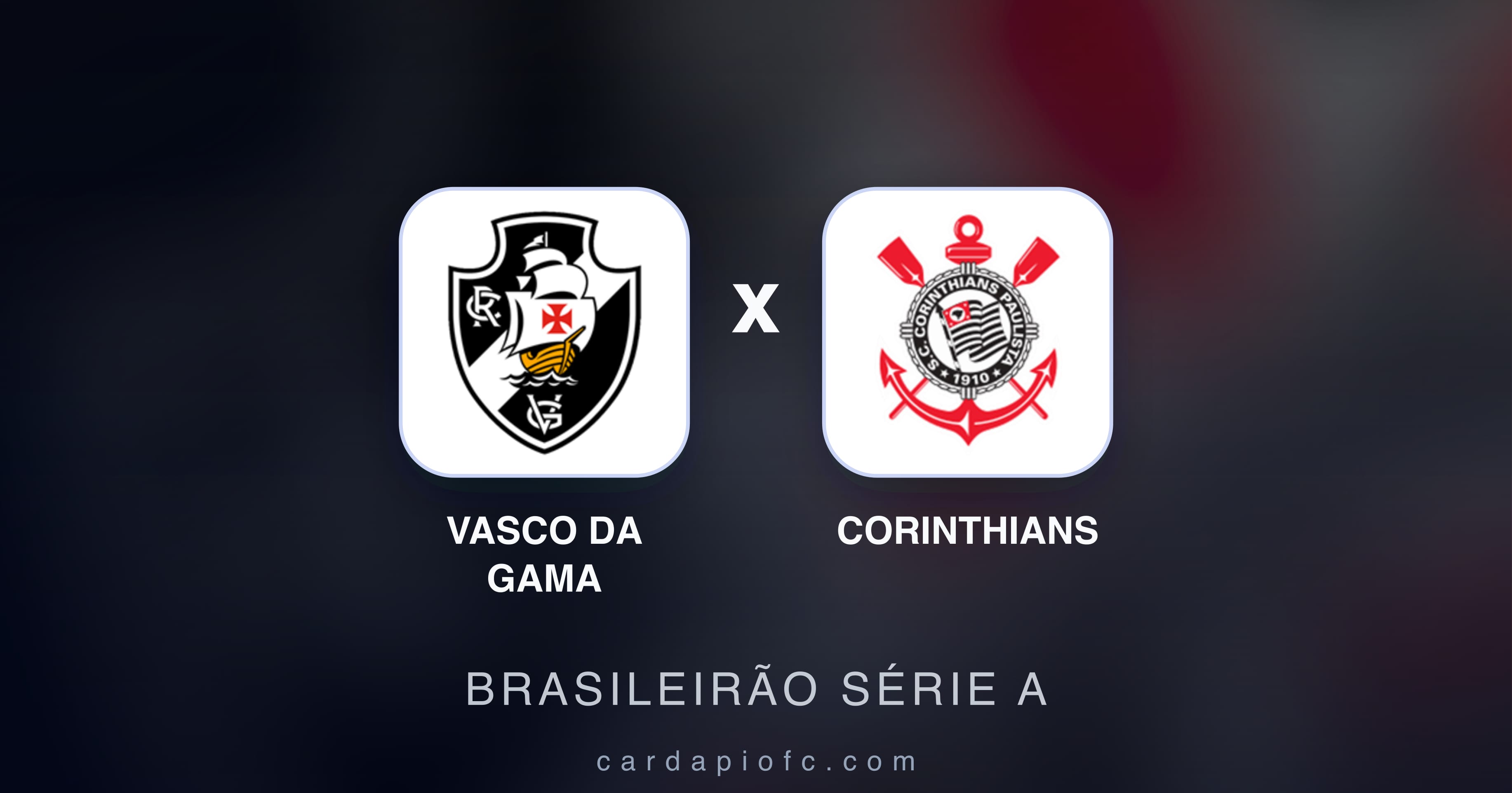 Preview image for Vasco da Gama vs Corinthians (Brasileirão Série A)