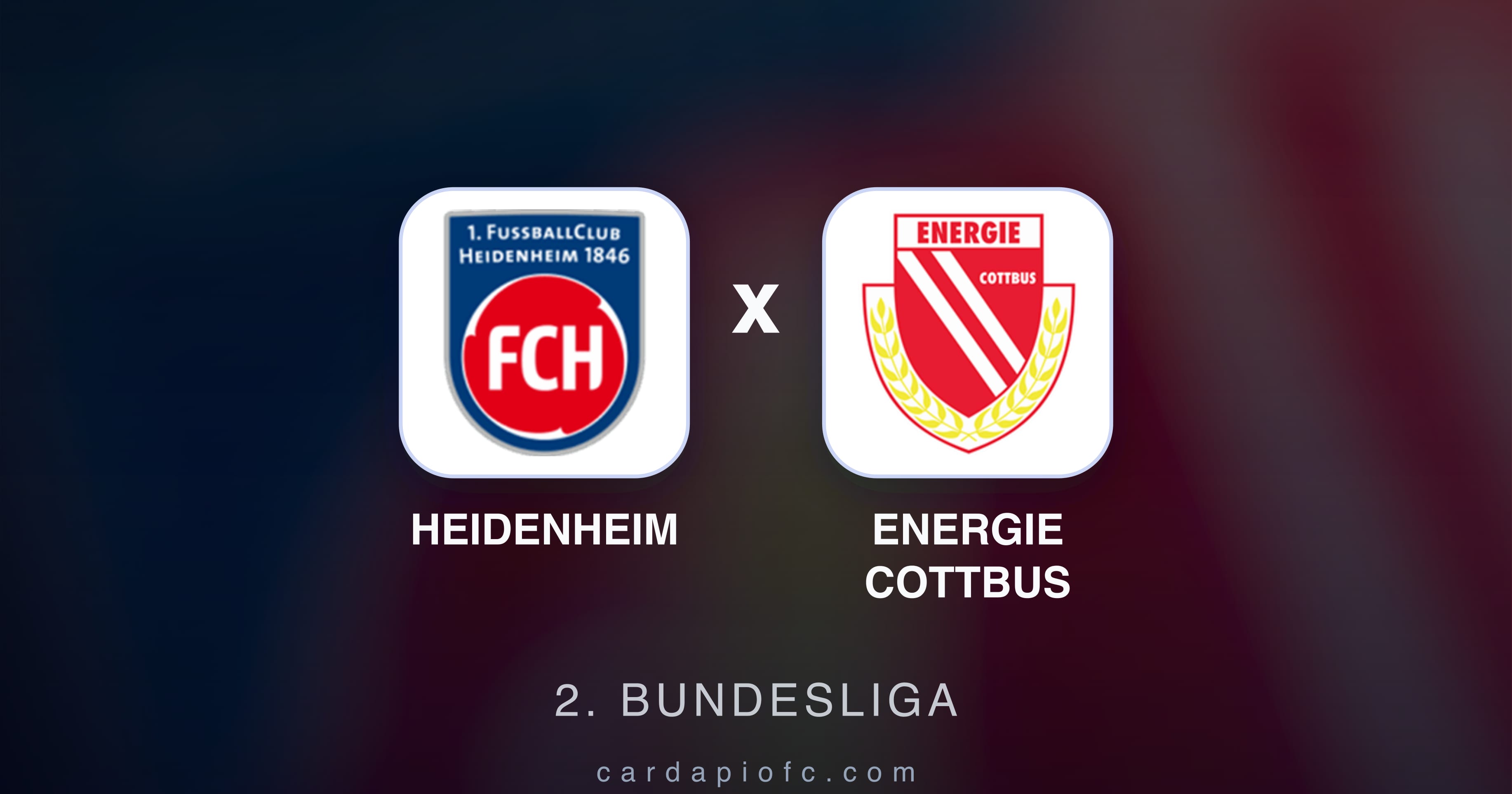 Preview image for Heidenheim vs Energie Cottbus (2. Bundesliga)