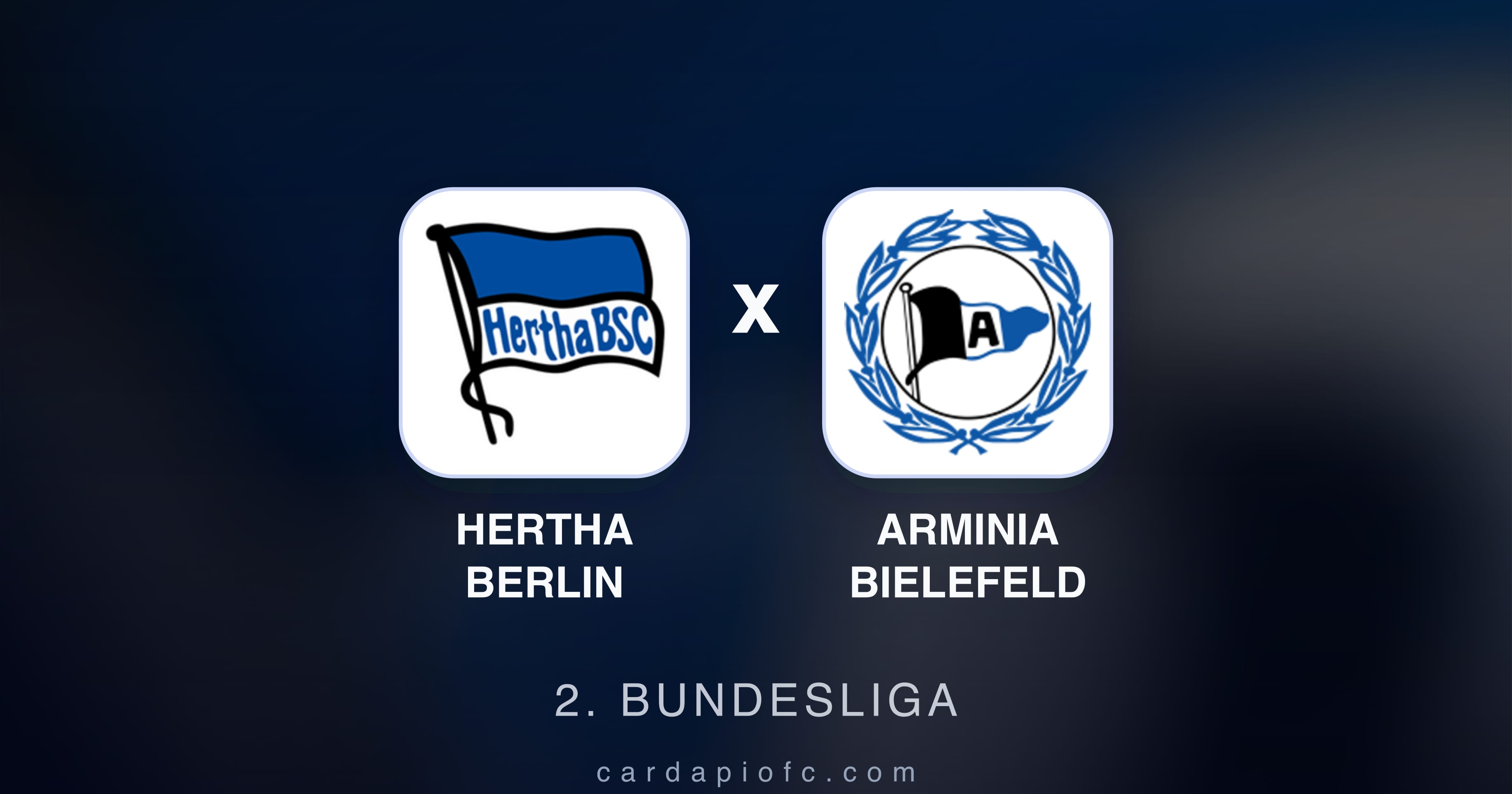 Preview image for Hertha Berlin vs Arminia Bielefeld (2. Bundesliga)