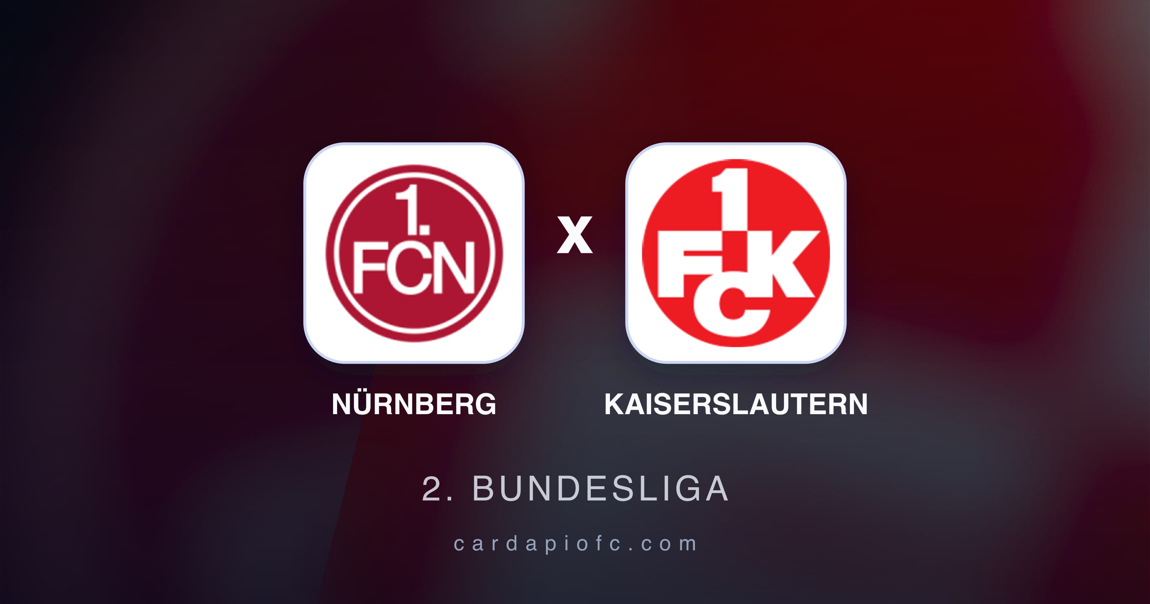Preview image for Nürnberg vs Kaiserslautern (2. Bundesliga)