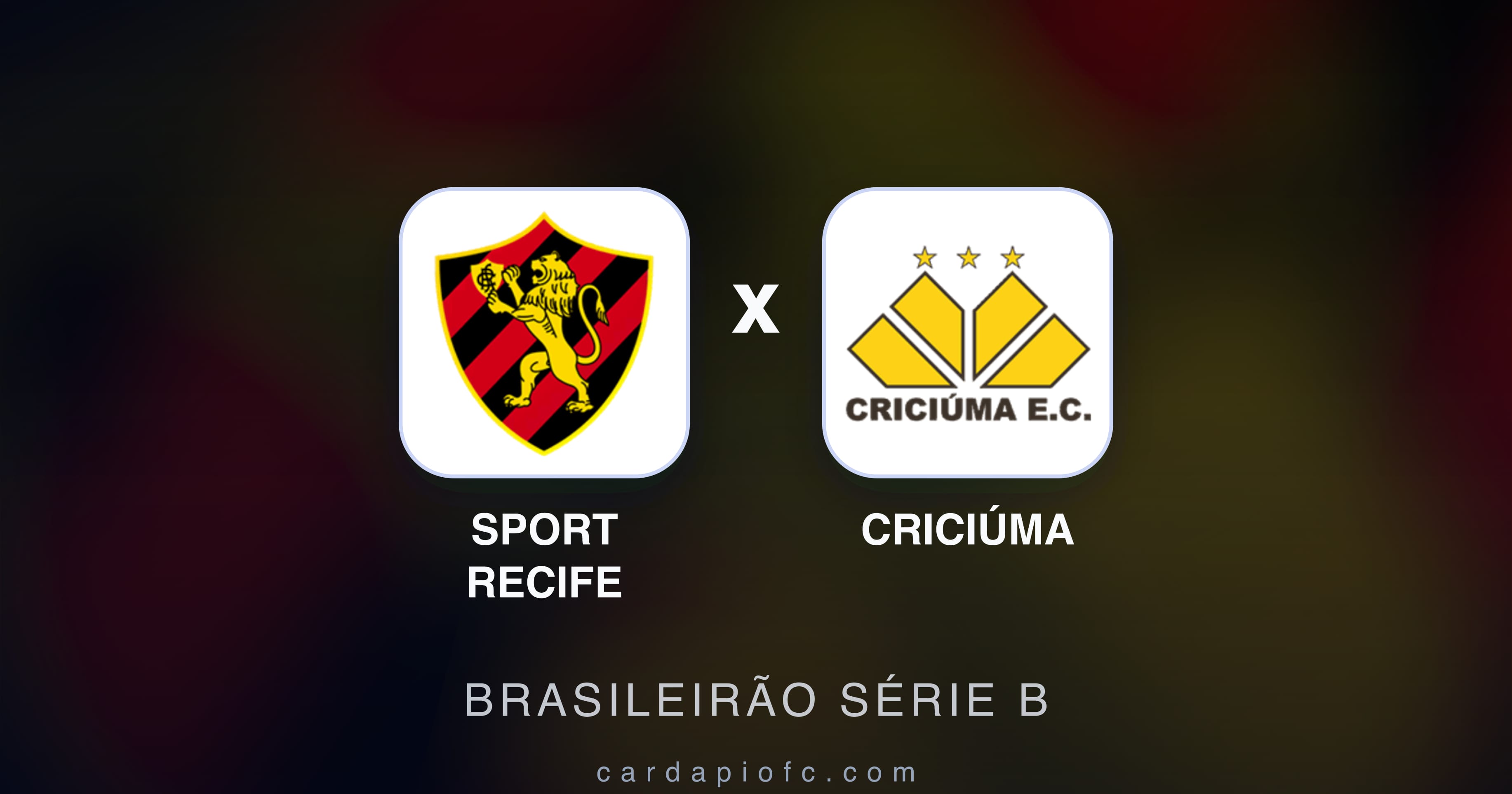 Preview image for Sport Recife vs Criciúma (Brasileirão Série B)