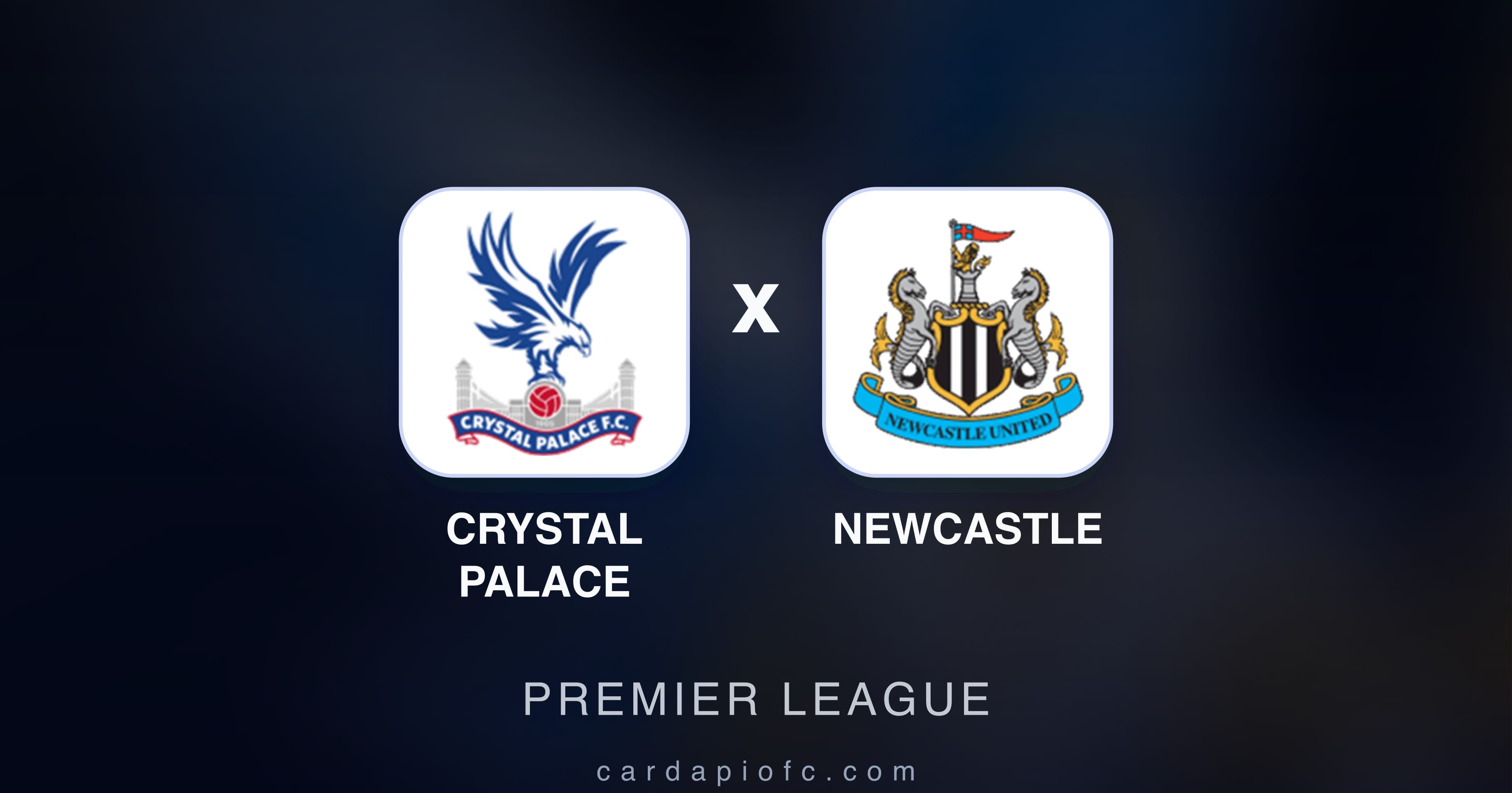 Preview image for Crystal Palace vs Newcastle (Premier League)