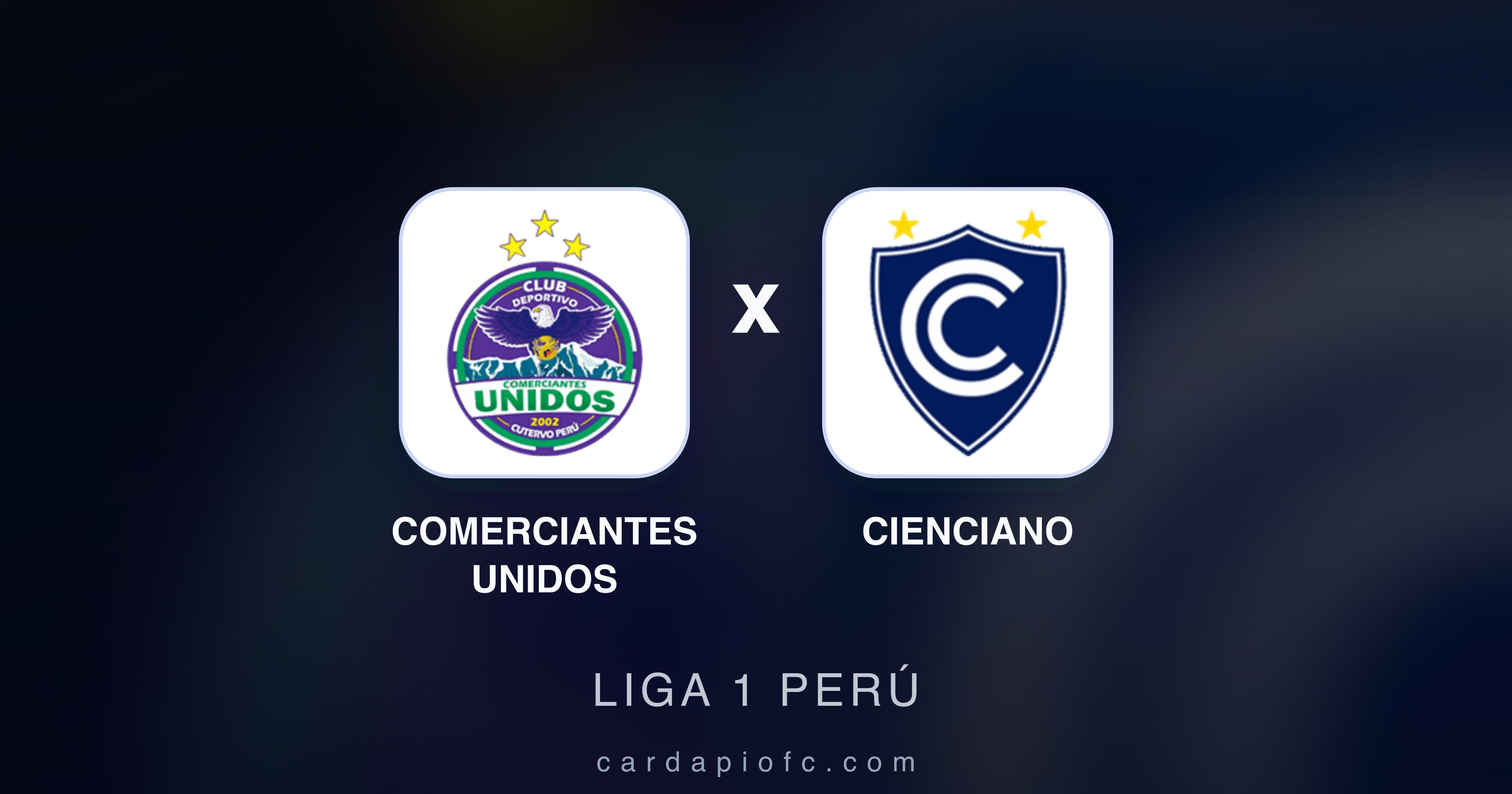 Preview image for Comerciantes Unidos vs Cienciano (Liga 1 Perú)