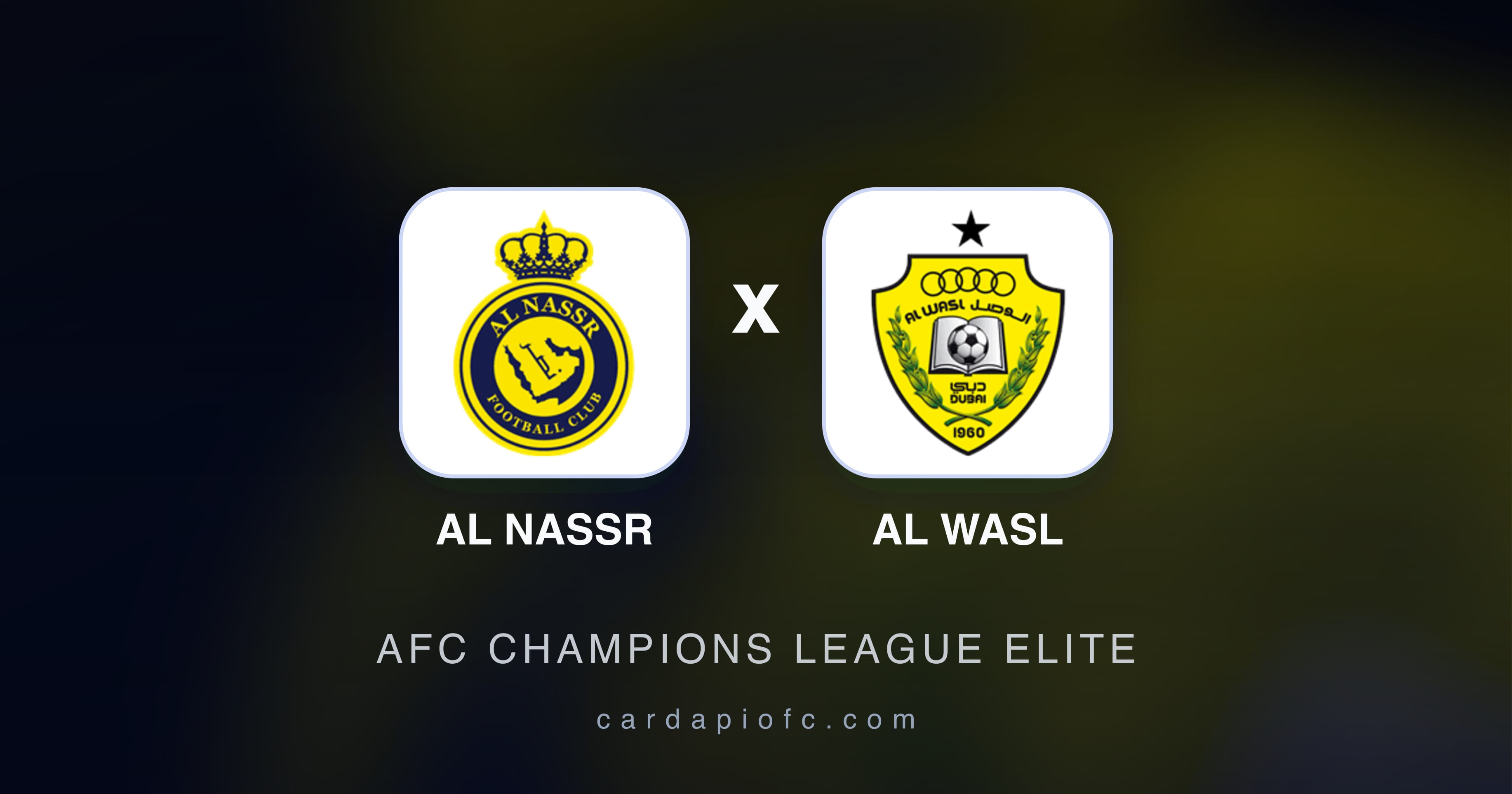 Preview image for Al Nassr vs Al Wasl (AFC Champions League Elite)