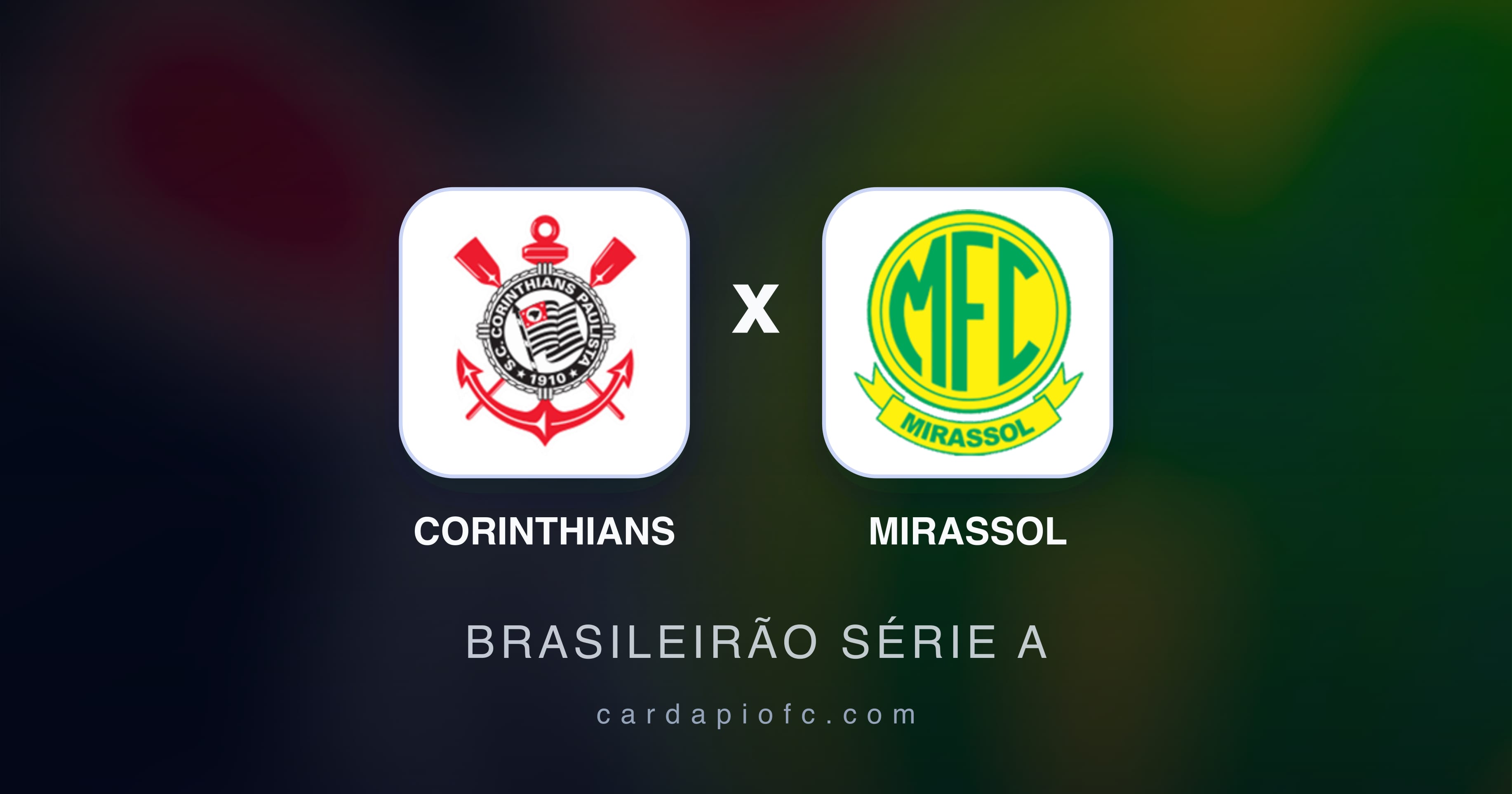 Preview image for Corinthians vs Mirassol (Brasileirão Série A)