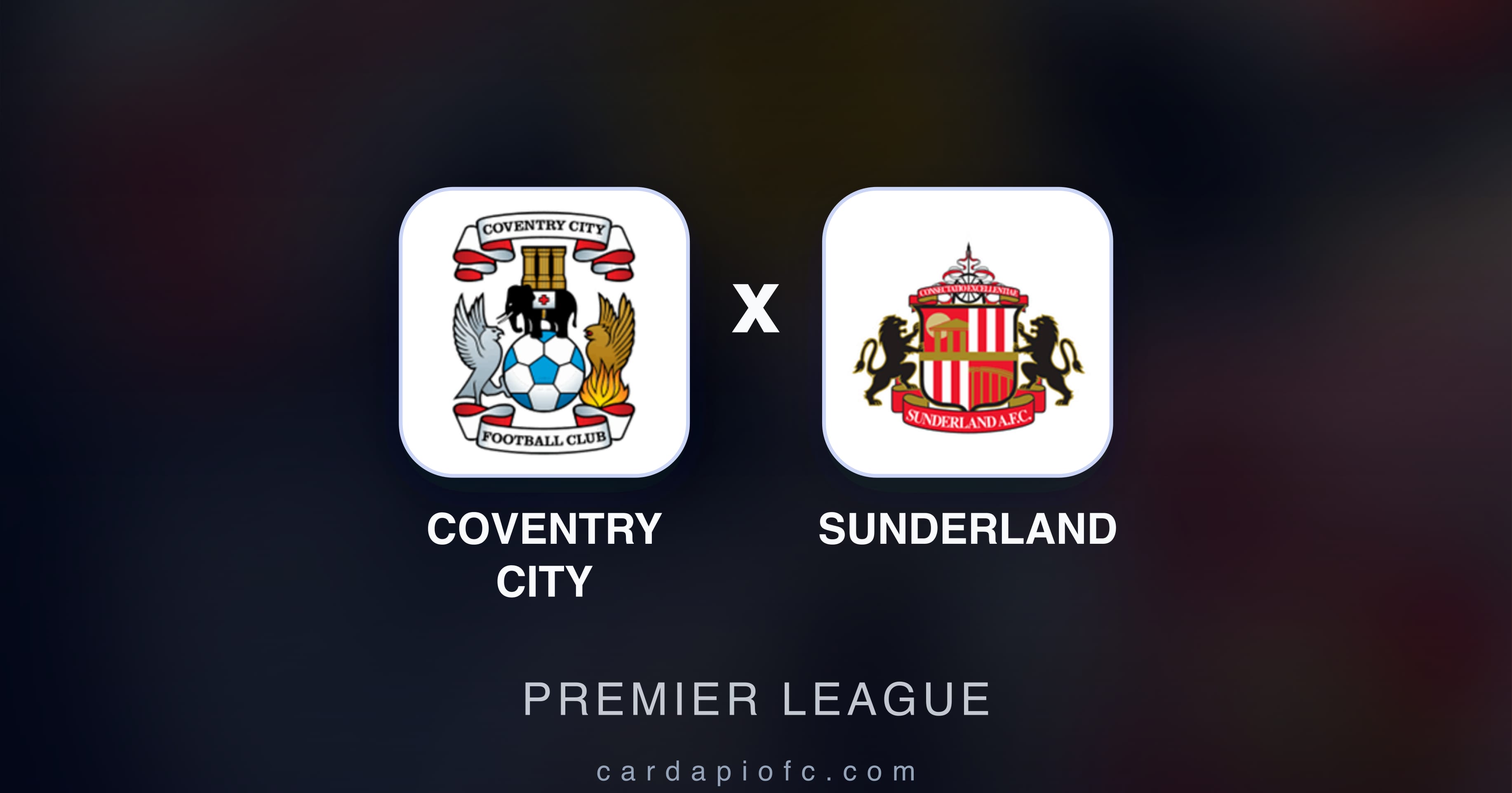 Preview image for Coventry City vs Sunderland (Premier League)