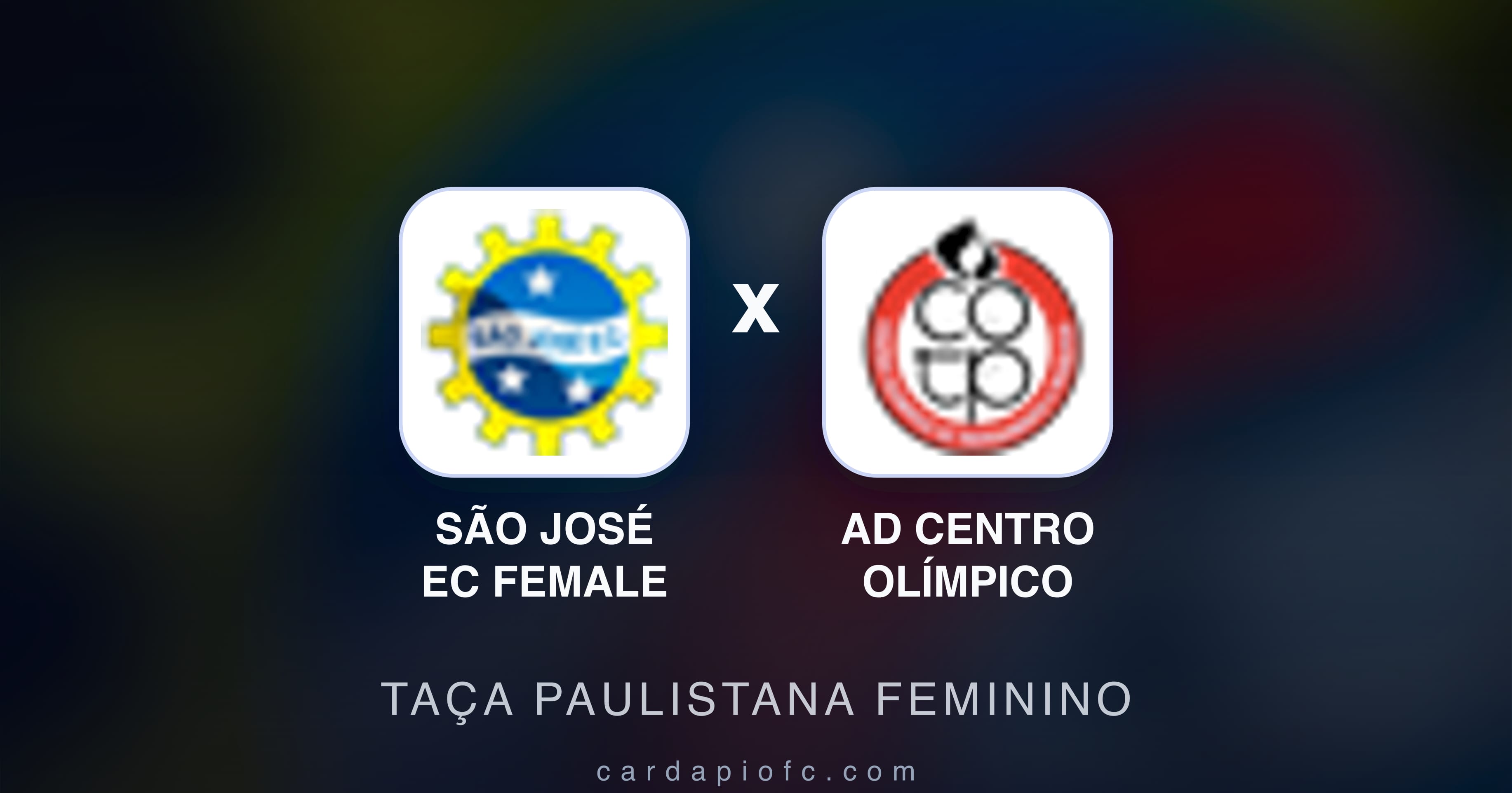 Preview image for São José EC Female vs AD Centro Olímpico (Taça Paulistana Feminino)