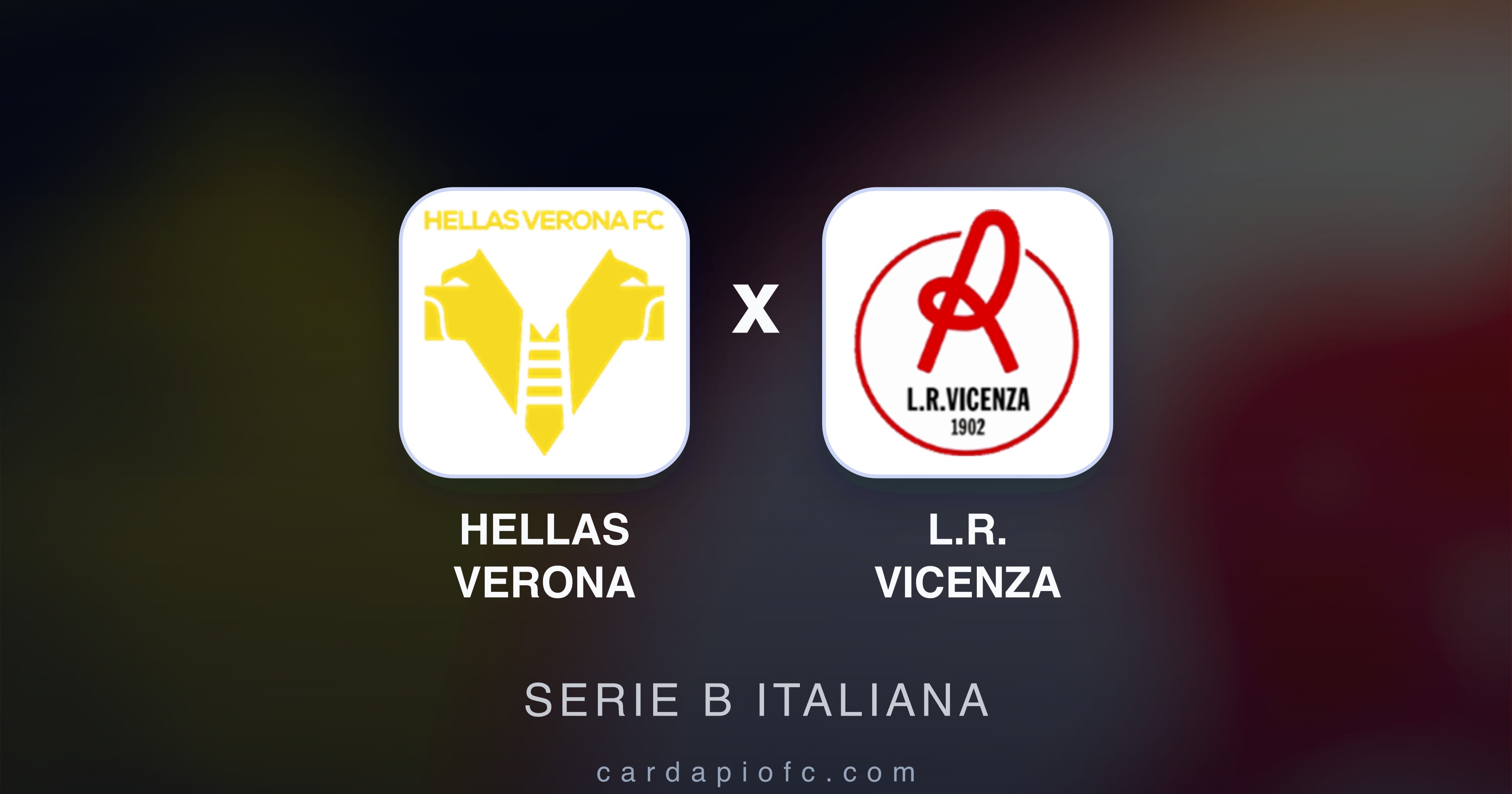 Prévia da transmissão de Hellas Verona x L.R. Vicenza (Serie B Italiana)