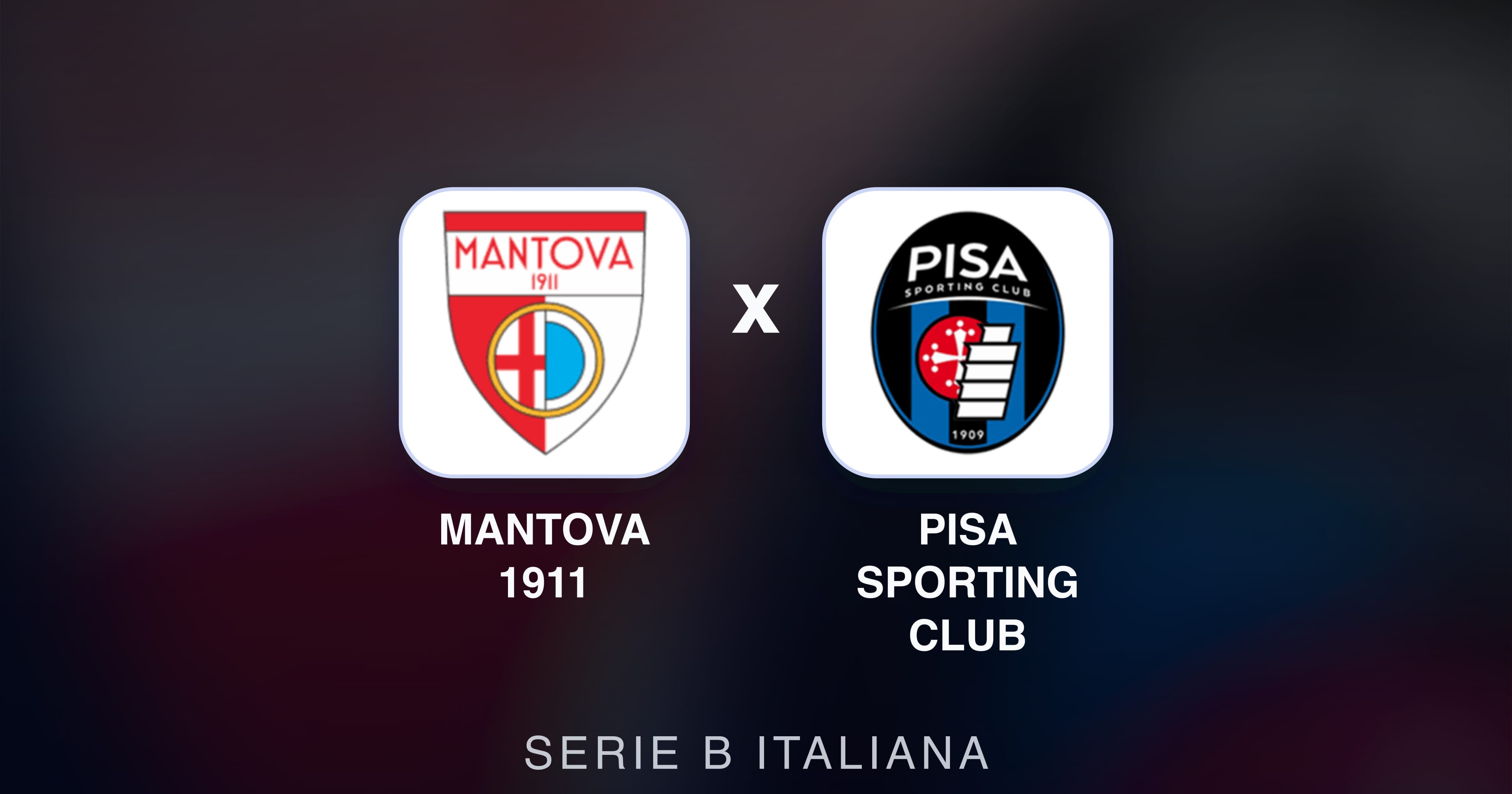 Prévia da transmissão de Mantova 1911 x Pisa Sporting Club (Serie B Italiana)