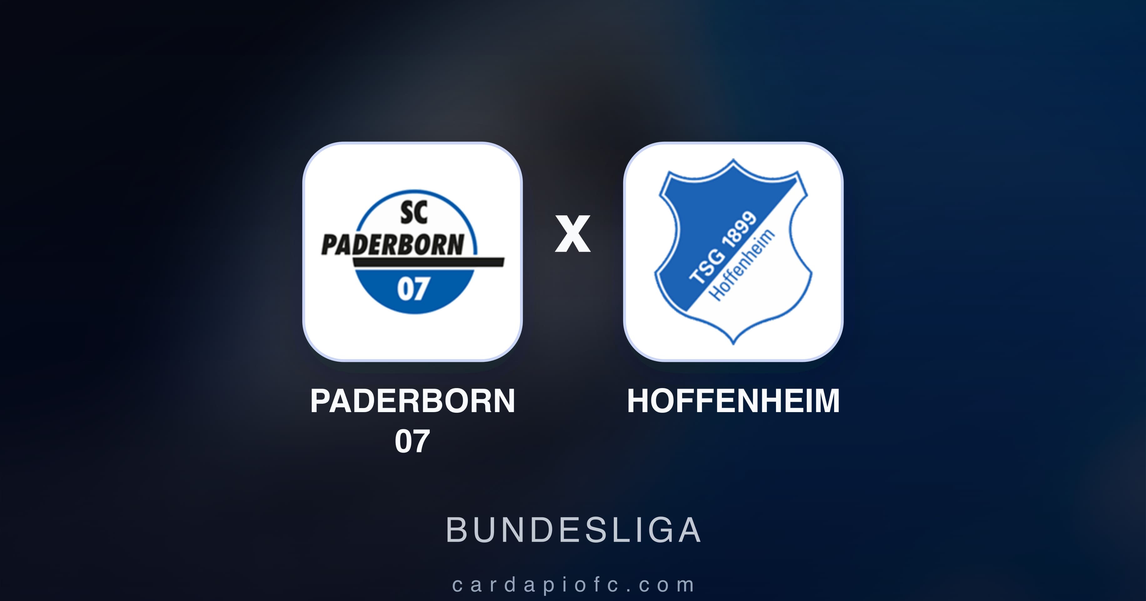 Prévia da transmissão de Paderborn 07 x Hoffenheim (Bundesliga)