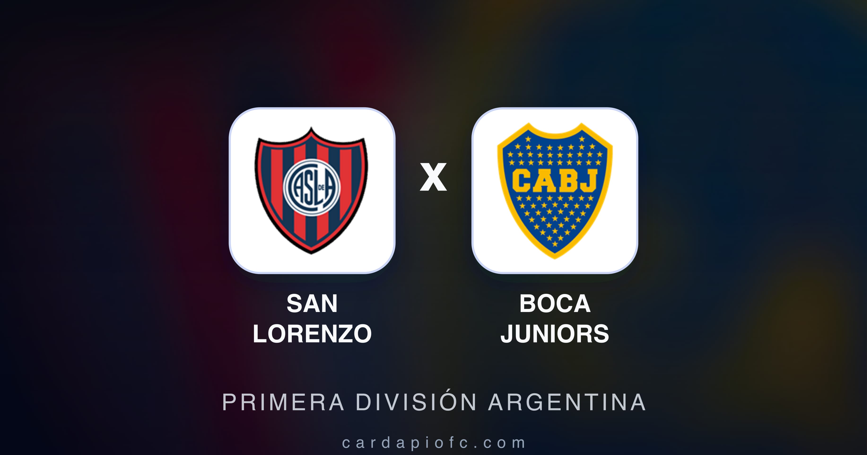 Preview image for San Lorenzo vs Boca Juniors (Primera División Argentina)