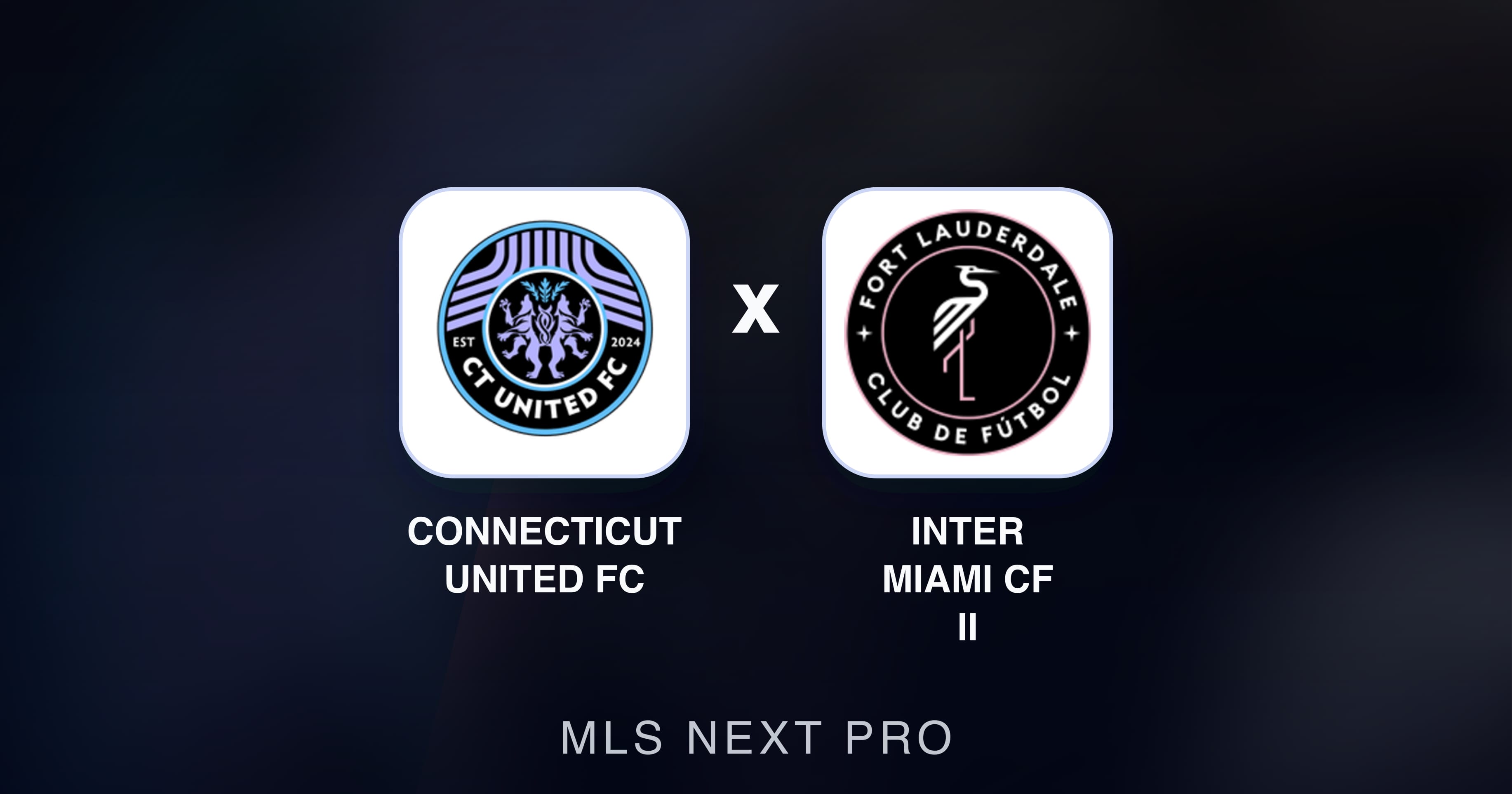 Prévia da transmissão de Connecticut United FC x Inter Miami CF II (MLS Next Pro)