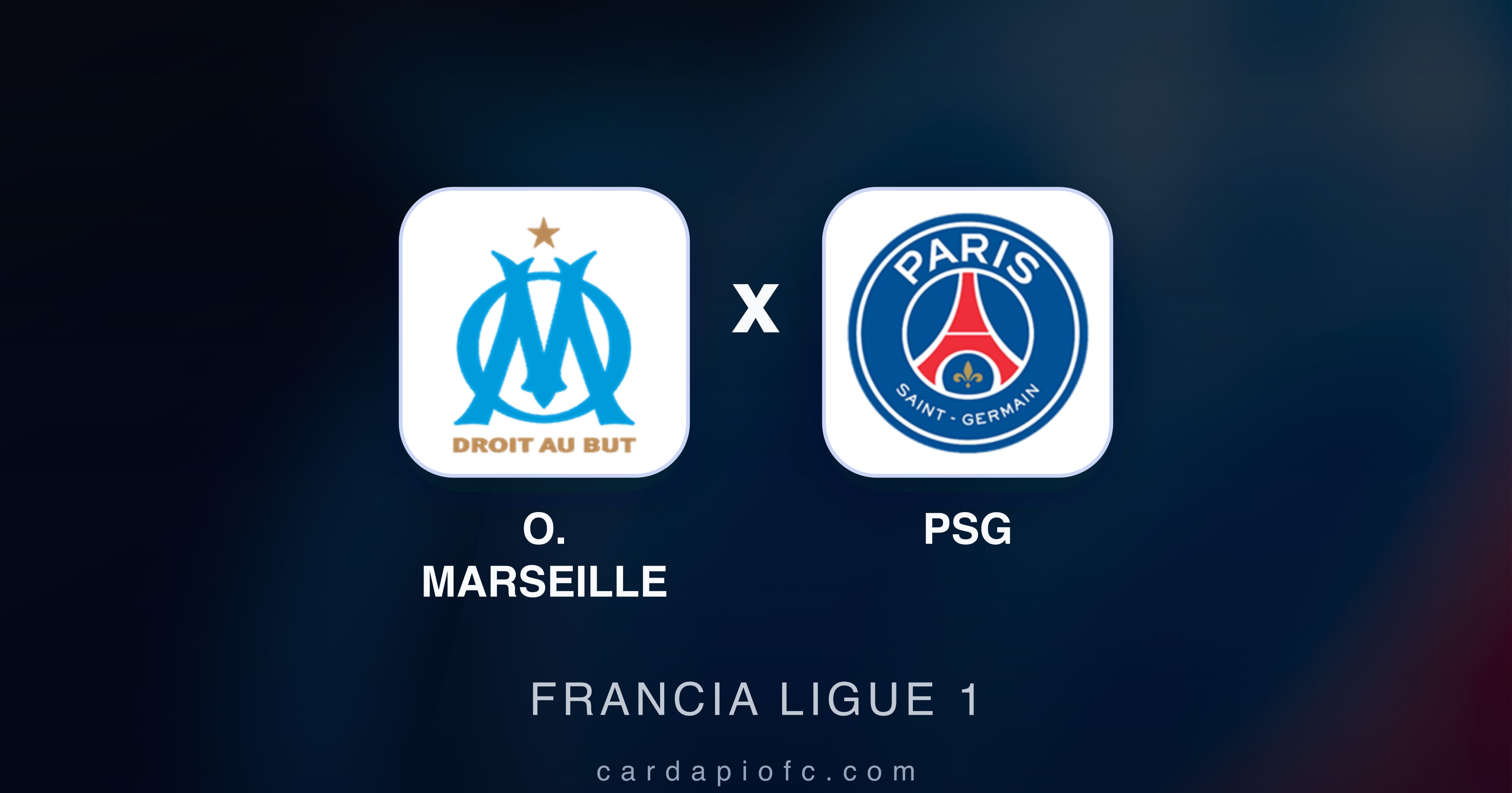 Preview image for O. Marseille vs PSG (Francia Ligue 1)