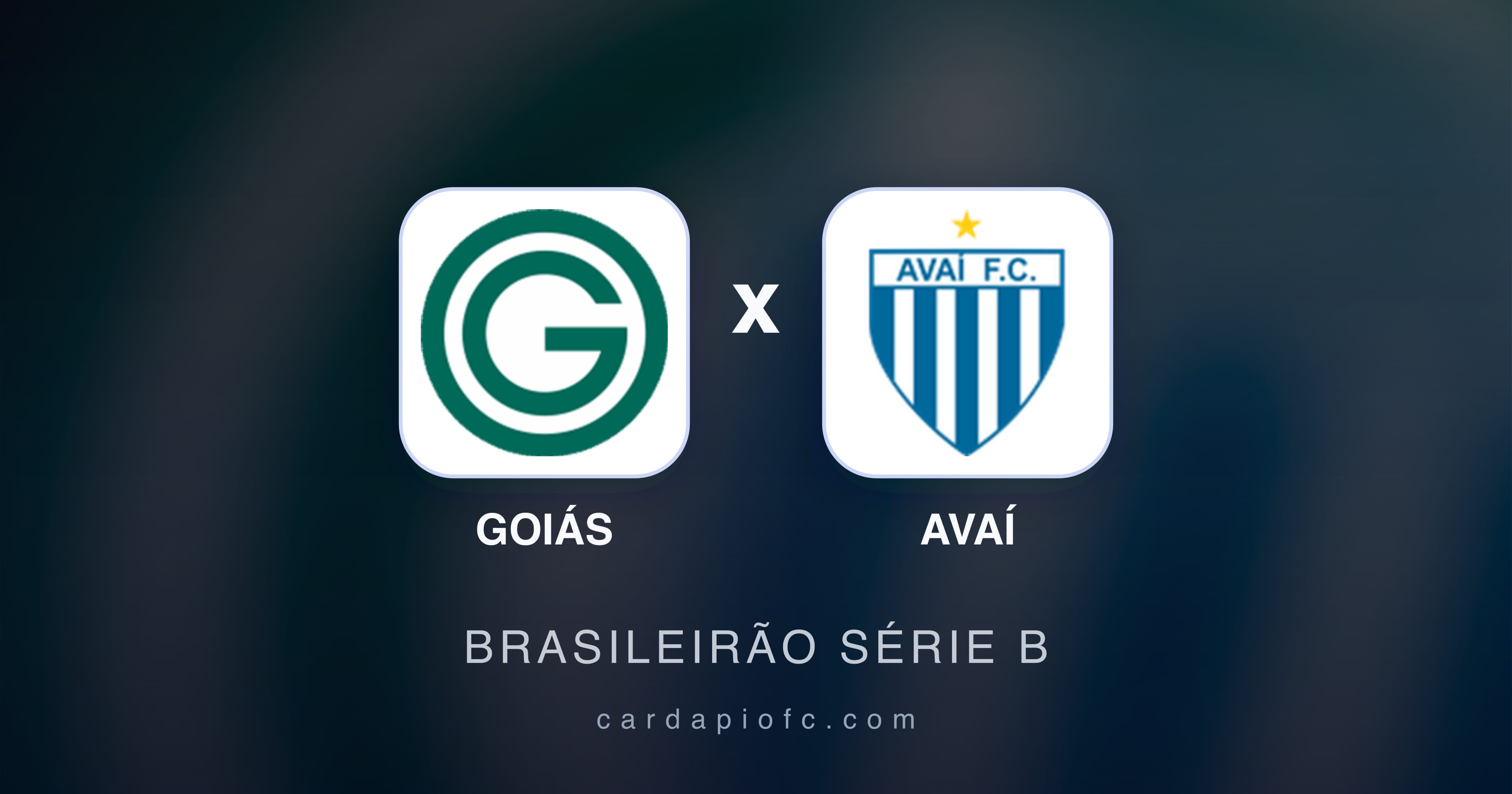 Prévia da transmissão de Goiás x Avaí (Brasileirão Série B)